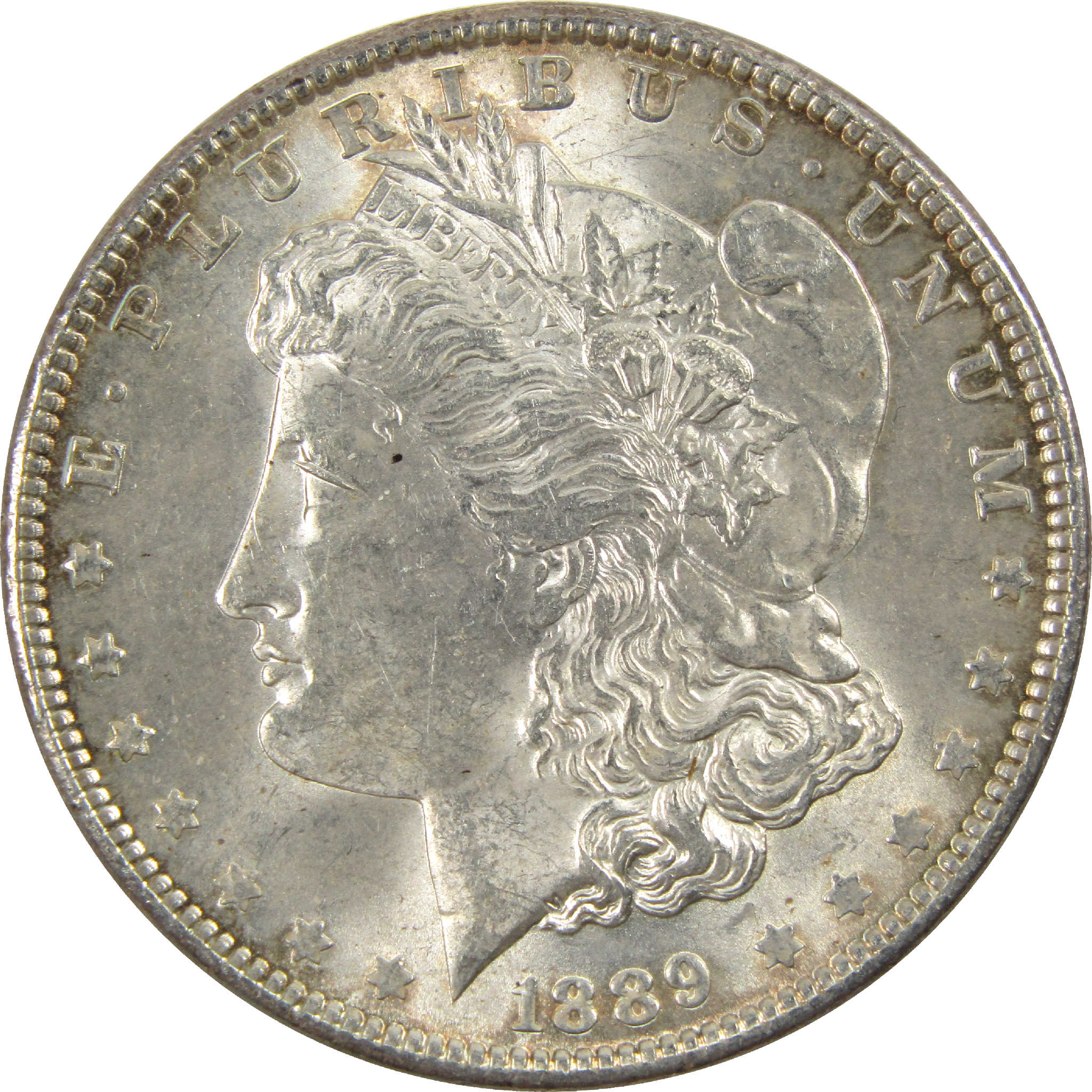 1889 Morgan Dollar CH AU Choice About Uncirculated Silver $1 Coin - Morgan coin - Morgan silver dollar - Morgan silver dollar for sale - Profile Coins & Collectibles
