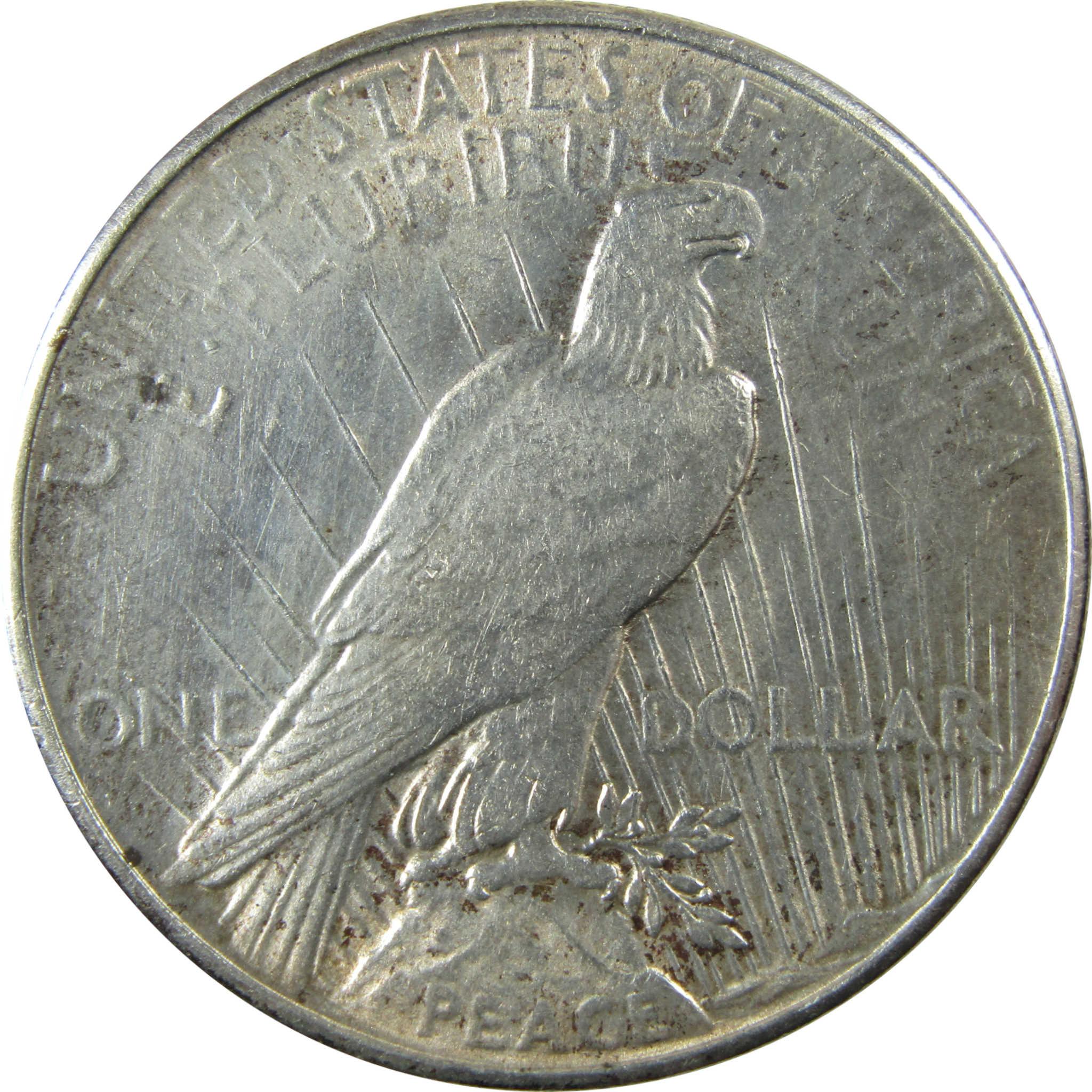 1935 Peace Silver Dollar AU About Uncirculated $1 Coin SKU:I24770