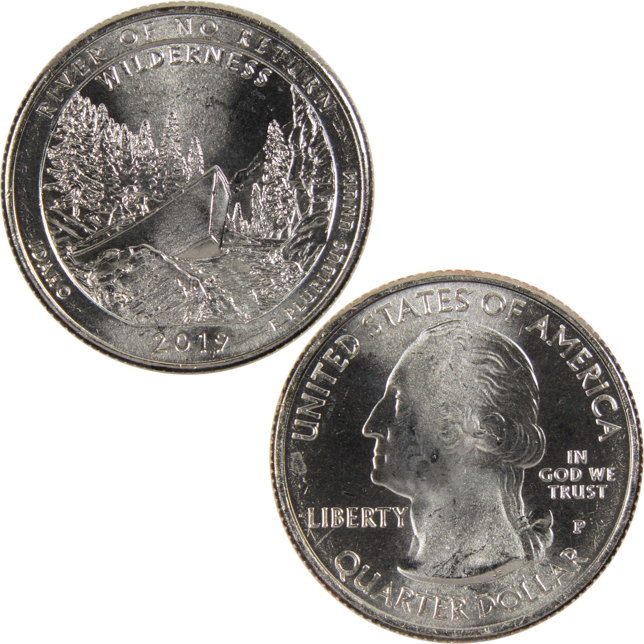 2019 P Frank Church River National Park Quarter BU Uncirculated Clad