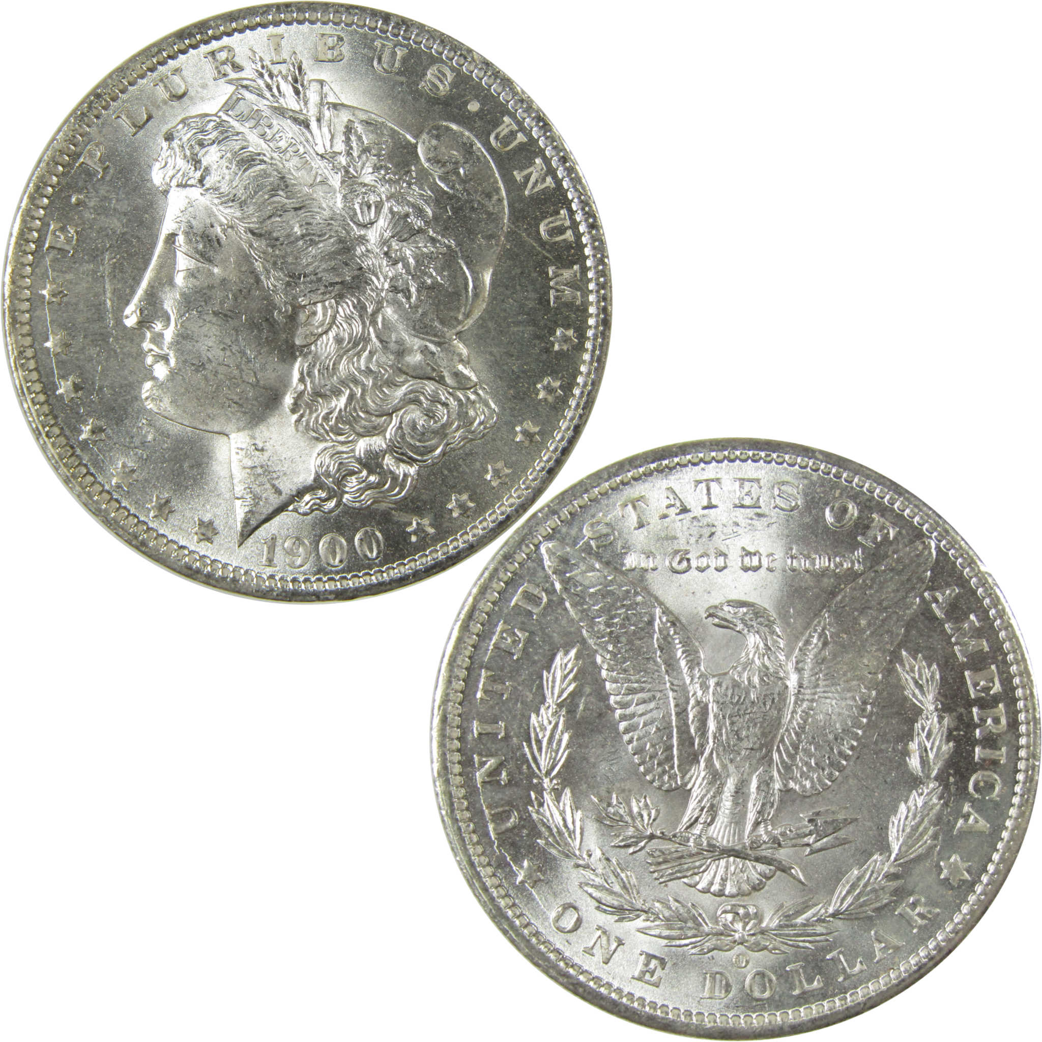 1900 O Morgan Silver Dollar Uncirculated Mint State $1 Coin SKU:I27724