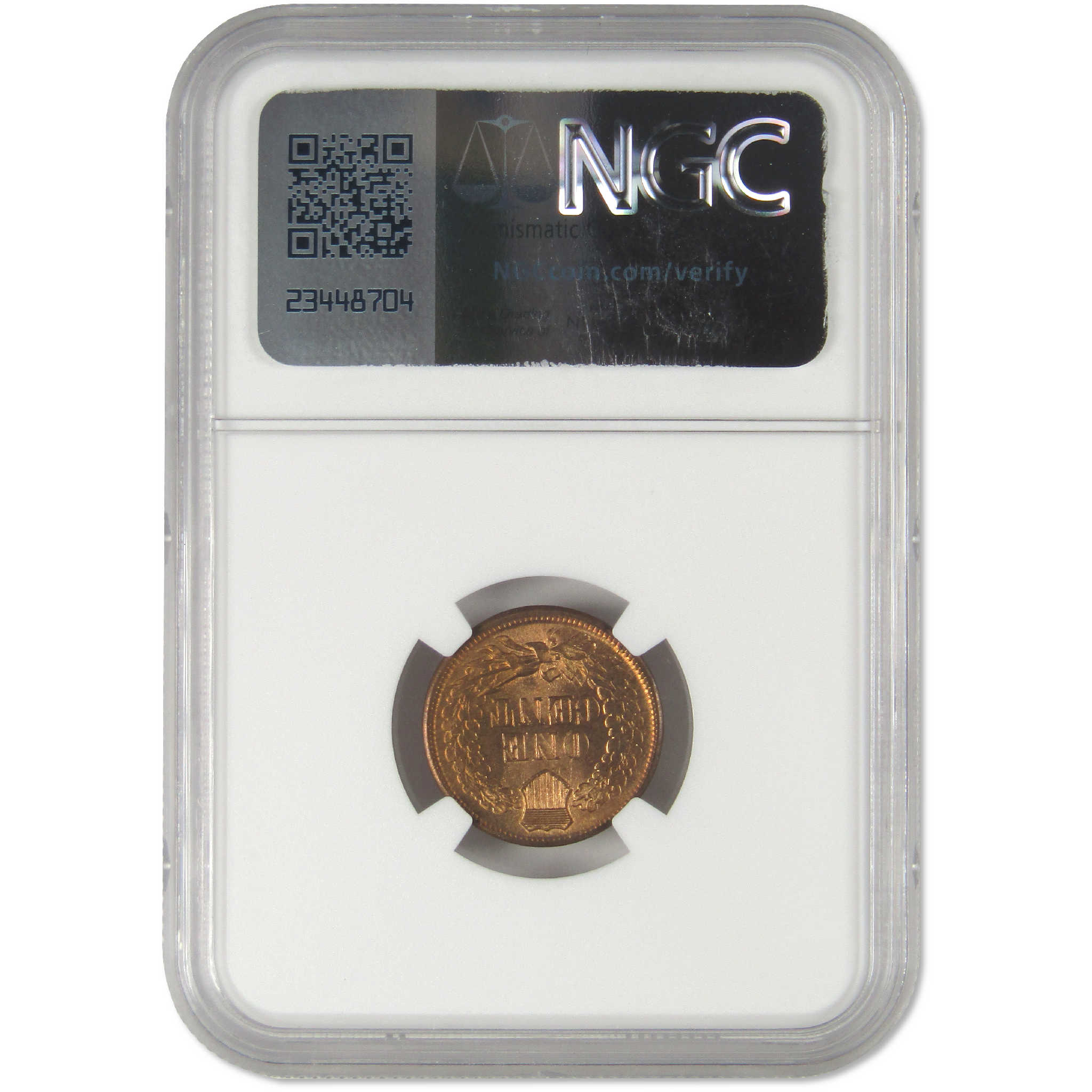 1864 Indian Head Cent MS 65 RD NGC Bronze Penny Uncirculated 1c Coin