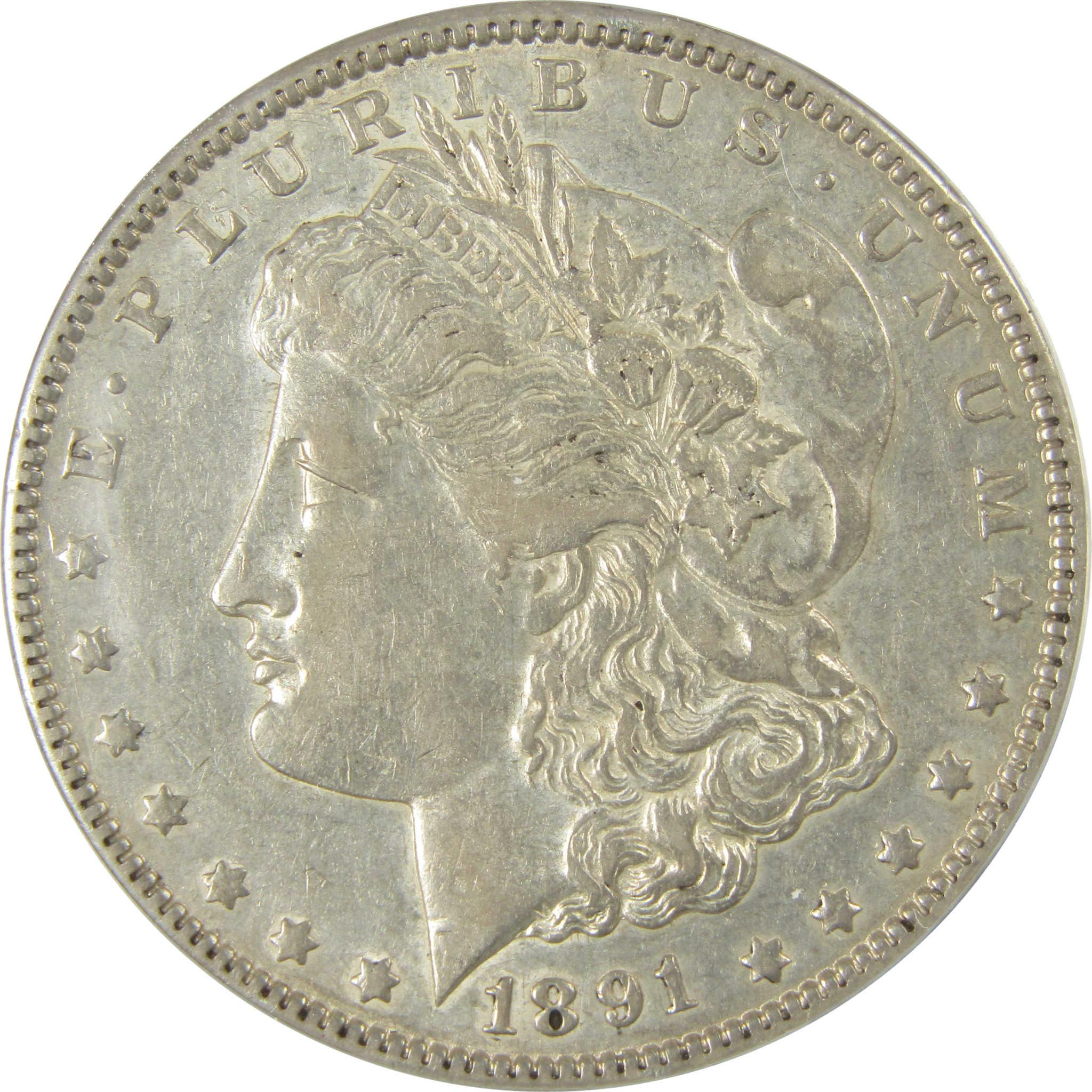 1891 CC Morgan Silver Dollar EF 45 Details ANACS $1 Coin SKU:CP583 - Morgan coin - Morgan silver dollar - Morgan silver dollar for sale - Profile Coins & Collectibles