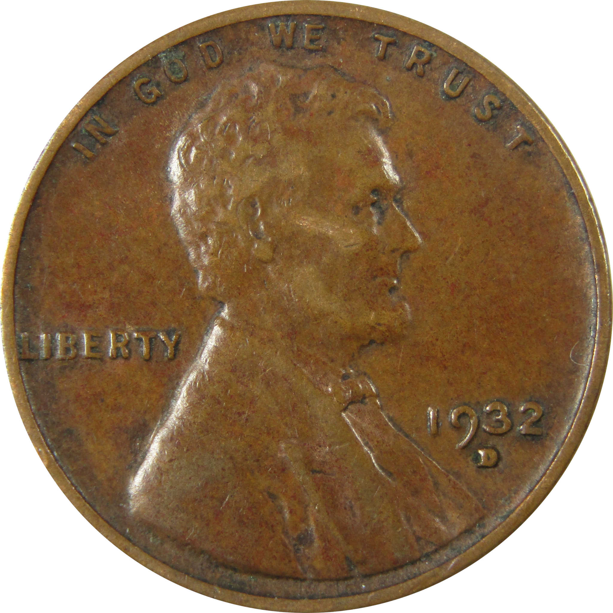 1932 D Lincoln Wheat Cent VF Very Fine Penny 1c Coin SKU:I26690