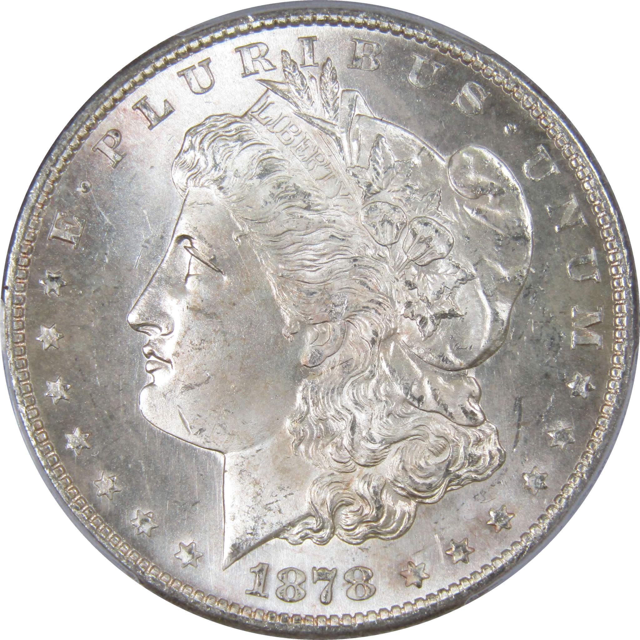 1878 S Morgan Dollar MS 65 PCGS Silver Uncirculated $1 Coin - Morgan coin - Morgan silver dollar - Morgan silver dollar for sale - Profile Coins & Collectibles