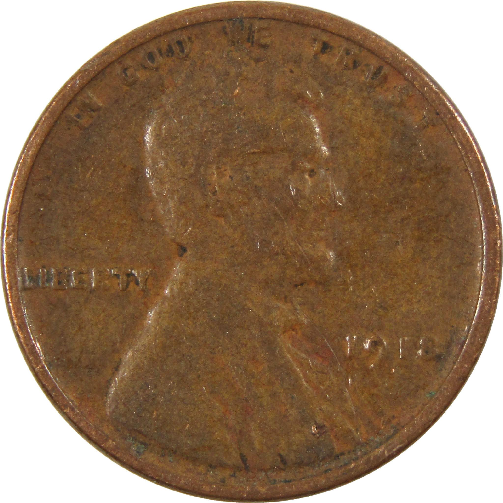 1918 Lincoln Wheat Cent VG Very Good Penny 1c Coin