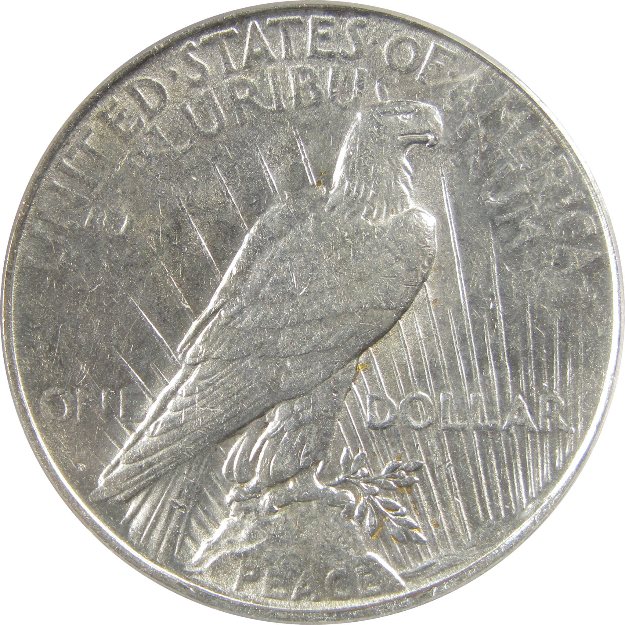 1923 D Peace Dollar AU 50 ANACS Silver $1 Coin SKU:I22152