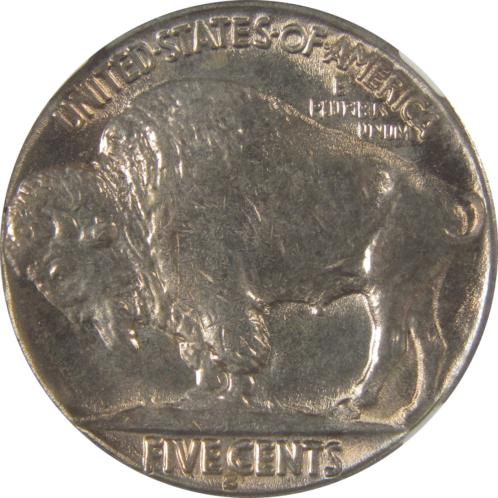 1937 S Indian Head Buffalo Nickel MS 66 NGC Bag Fragment SKU:I22670