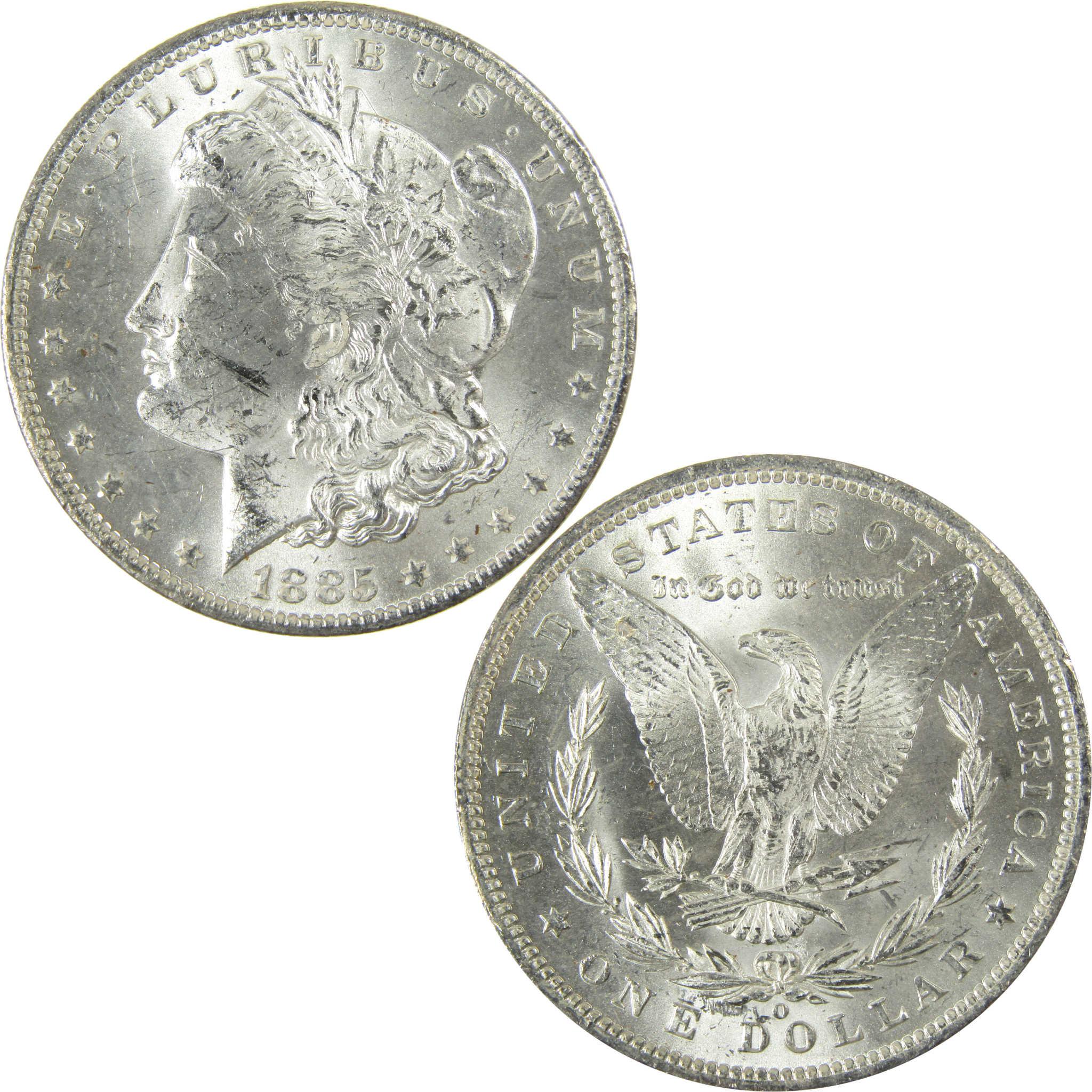 1885 O Morgan Silver Dollar Uncirculated Mint State $1 Coin SKU:I27464 - Morgan coin - Morgan silver dollar - Morgan silver dollar for sale - Profile Coins & Collectibles