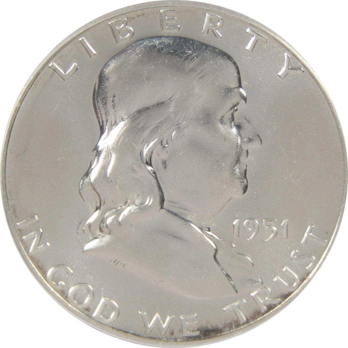 1951 Franklin Silver Half Dollar PR 64 ICG Proof 50c Coin SKU:I29161