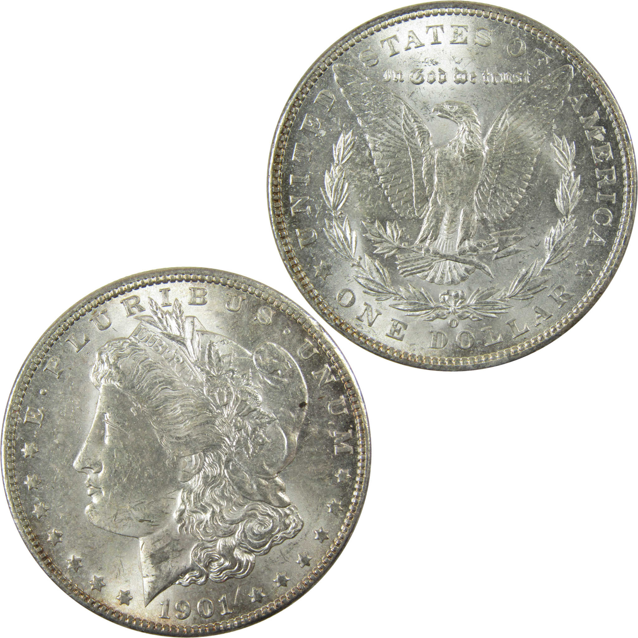 1901 O Morgan Silver Dollar Uncirculated Mint State $1 Coin SKU:I27796