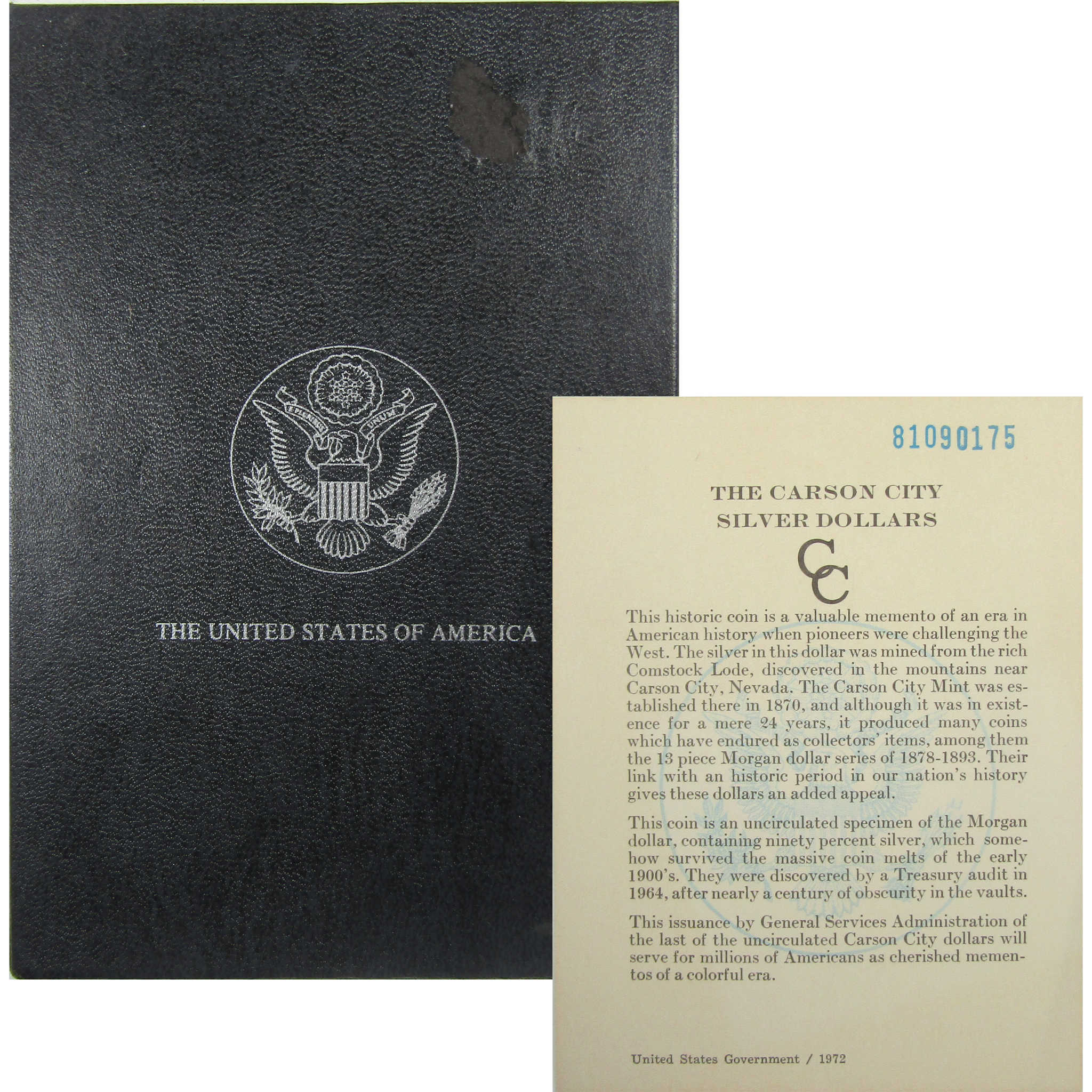 1881 CC GSA Morgan Silver Dollar MS 63 DPL NGC $1 Coin OGP SKU:I23784