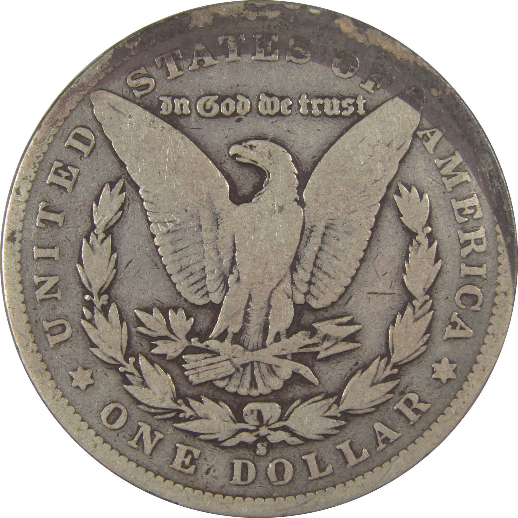 1892 S Morgan Dollar VG Very Good Silver $1 Coin SKU:CPC1090 - Morgan coin - Morgan silver dollar - Morgan silver dollar for sale - Profile Coins & Collectibles