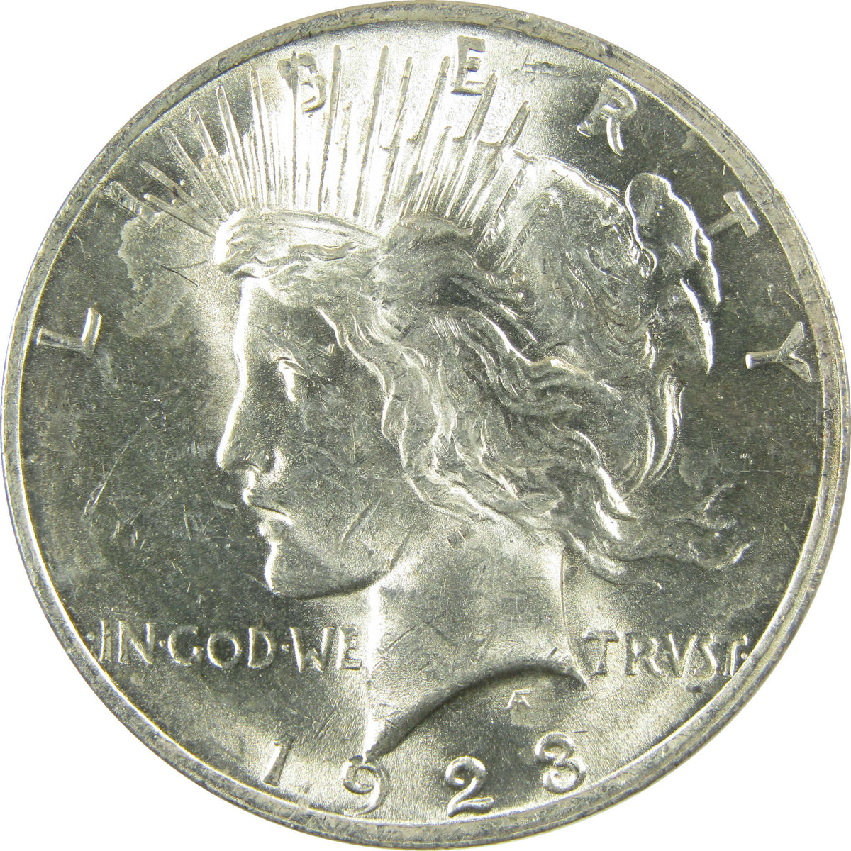 1923 Peace Silver Dollar Uncirculated Mint State $1 Coin SKU:CP1697