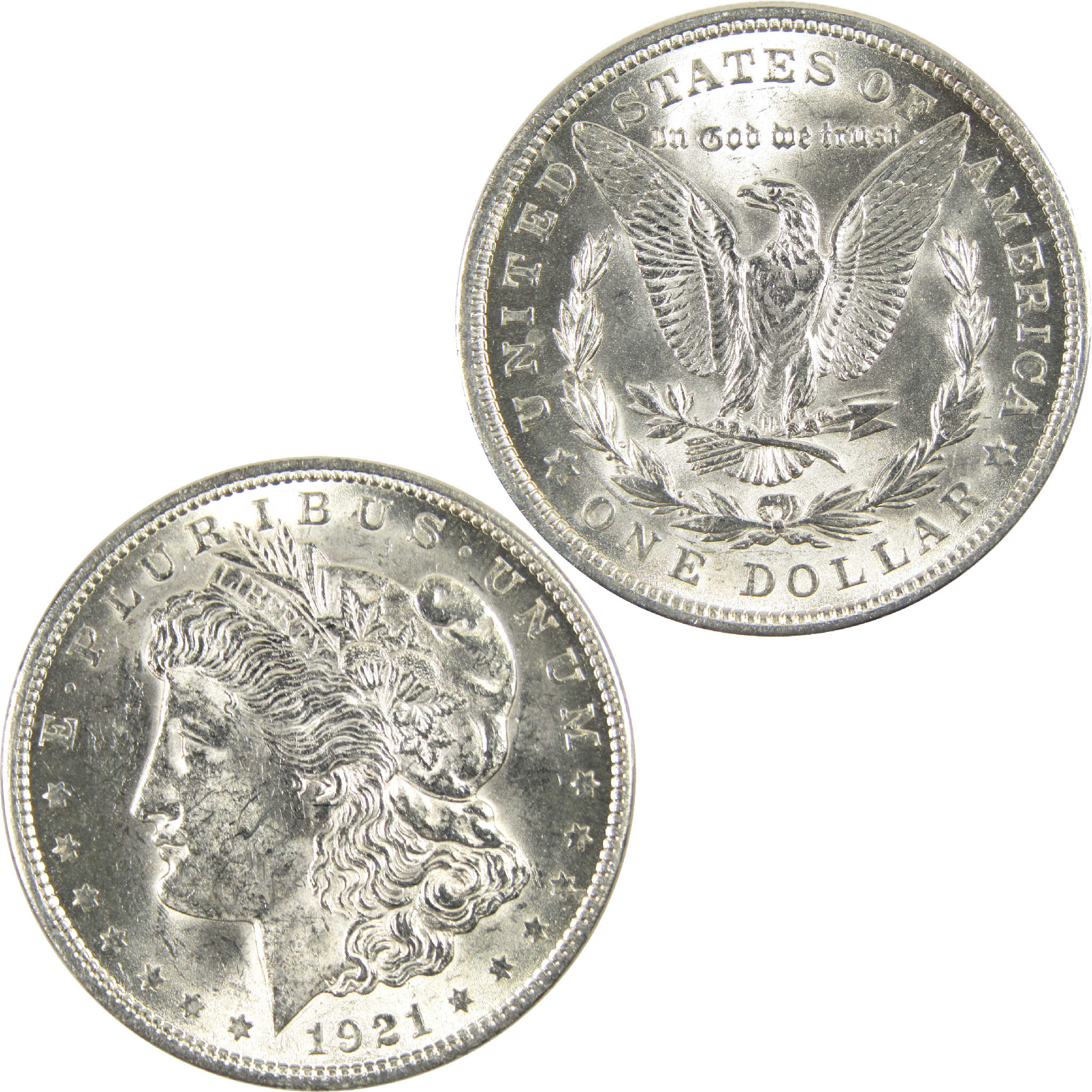 1921 Morgan Dollar CH AU Choice About Uncirculated Silver $1 Coin - Morgan coin - Morgan silver dollar - Morgan silver dollar for sale - Profile Coins & Collectibles