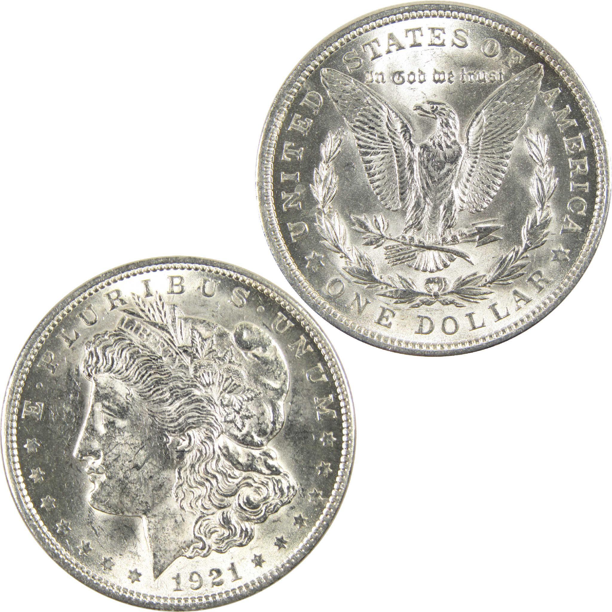 1921 Morgan Dollar CH AU Choice About Uncirculated Silver $1 Coin - Morgan coin - Morgan silver dollar - Morgan silver dollar for sale - Profile Coins & Collectibles