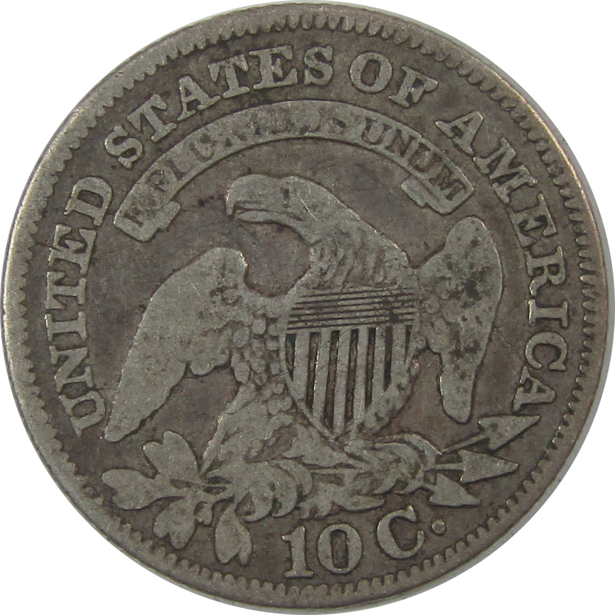 1829 Extra Large 10C Capped Bust Dime VG Very Good Silver SKU:I24648