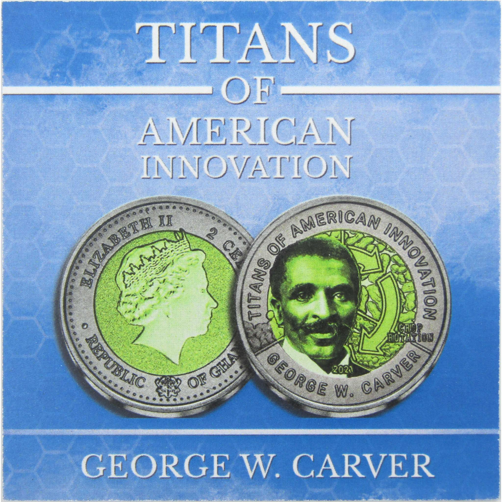 Titans of American Innovation George W. Carver Titanium 2 Cedis 2021