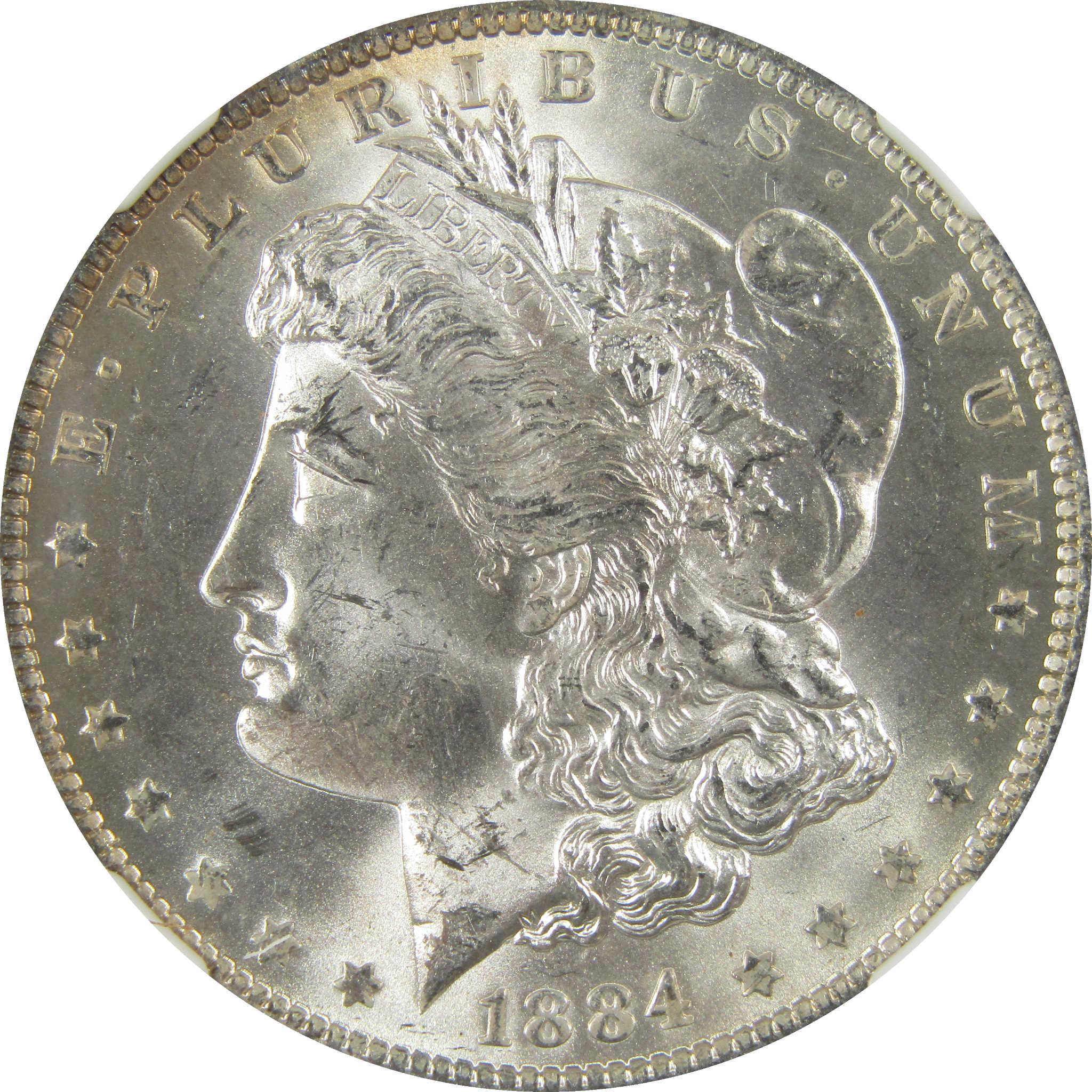 1884 O Morgan Silver Dollar MS 63 NGC Uncirculated $1 Coin SKU:I27539 - Morgan coin - Morgan silver dollar - Morgan silver dollar for sale - Profile Coins & Collectibles