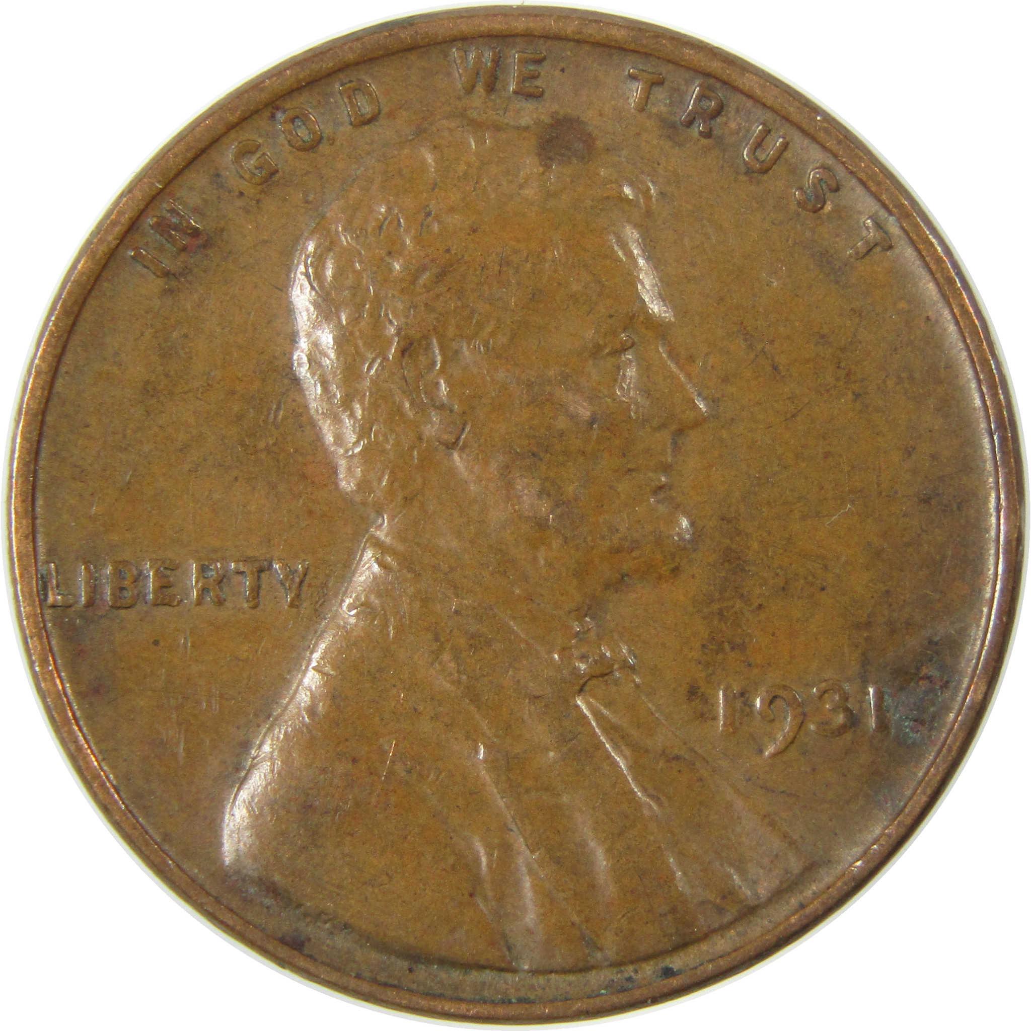 1931 Lincoln Wheat Cent XF EF Extremely Fine Penny 1c Coin SKU:I27288