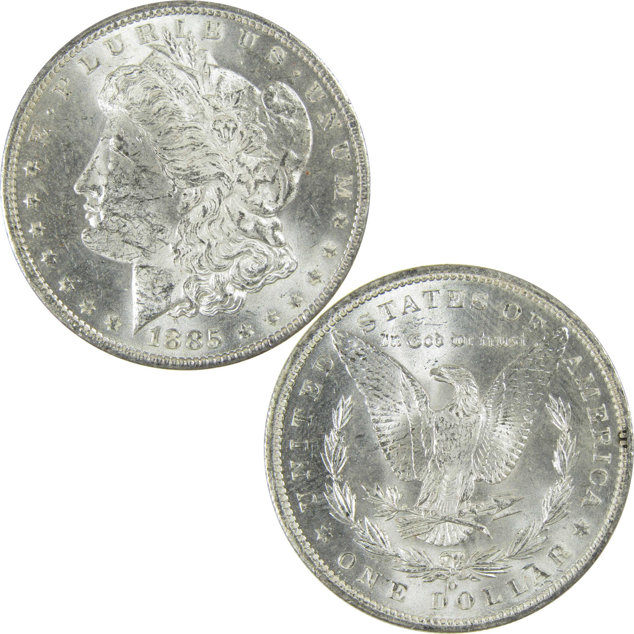 1885 O Morgan Silver Dollar Uncirculated Mint State $1 Coin SKU:I27477 - Morgan coin - Morgan silver dollar - Morgan silver dollar for sale - Profile Coins & Collectibles