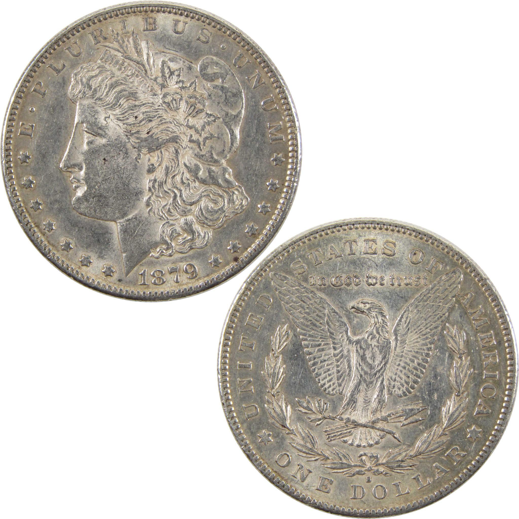 1879 S Rev 78 Morgan Dollar Borderline Unc 90% Silver $1 SKU:I10622 - Morgan coin - Morgan silver dollar - Morgan silver dollar for sale - Profile Coins & Collectibles