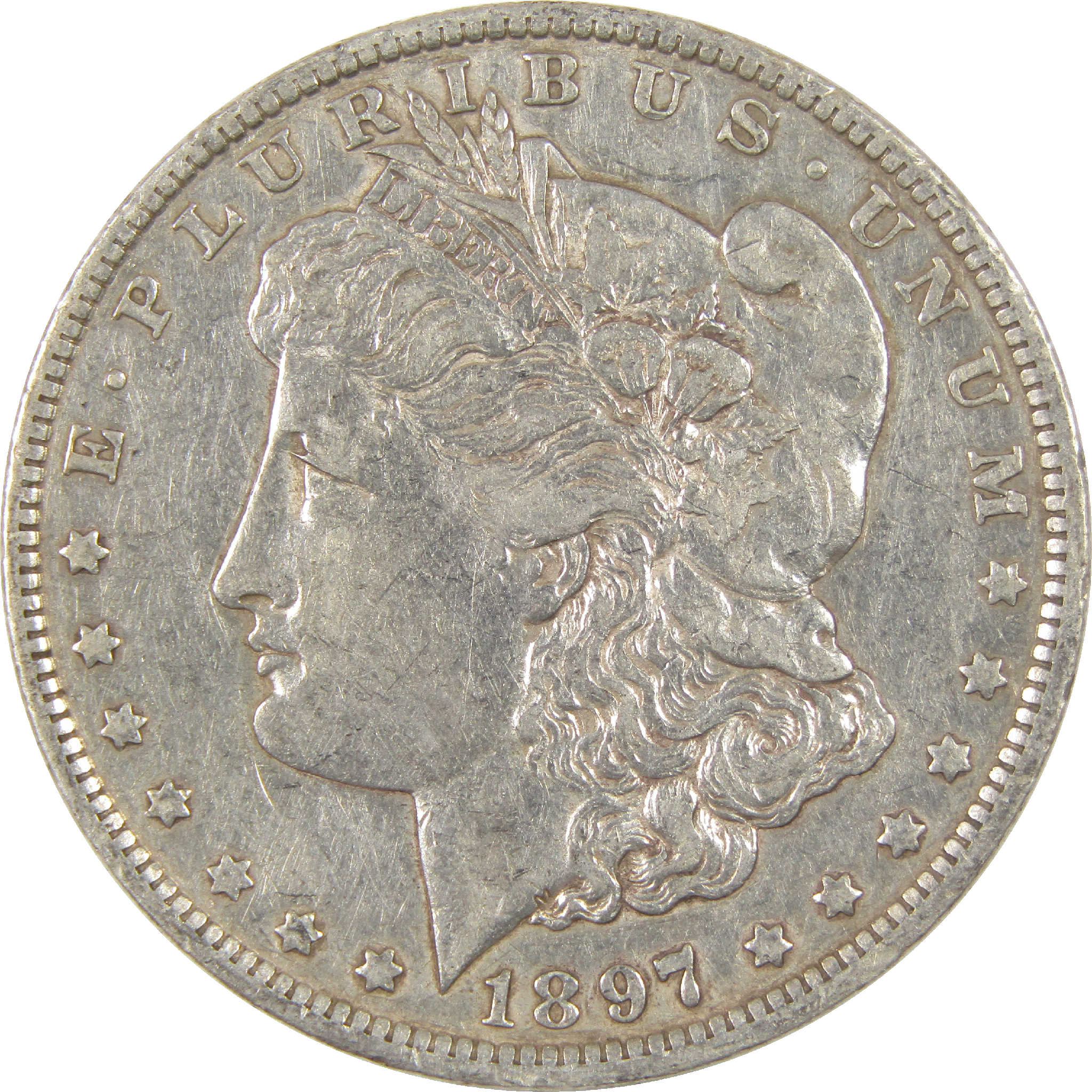 1897 O Morgan Dollar XF EF Extremely Fine Silver $1 Coin SKU:I11342 - Morgan coin - Morgan silver dollar - Morgan silver dollar for sale - Profile Coins & Collectibles