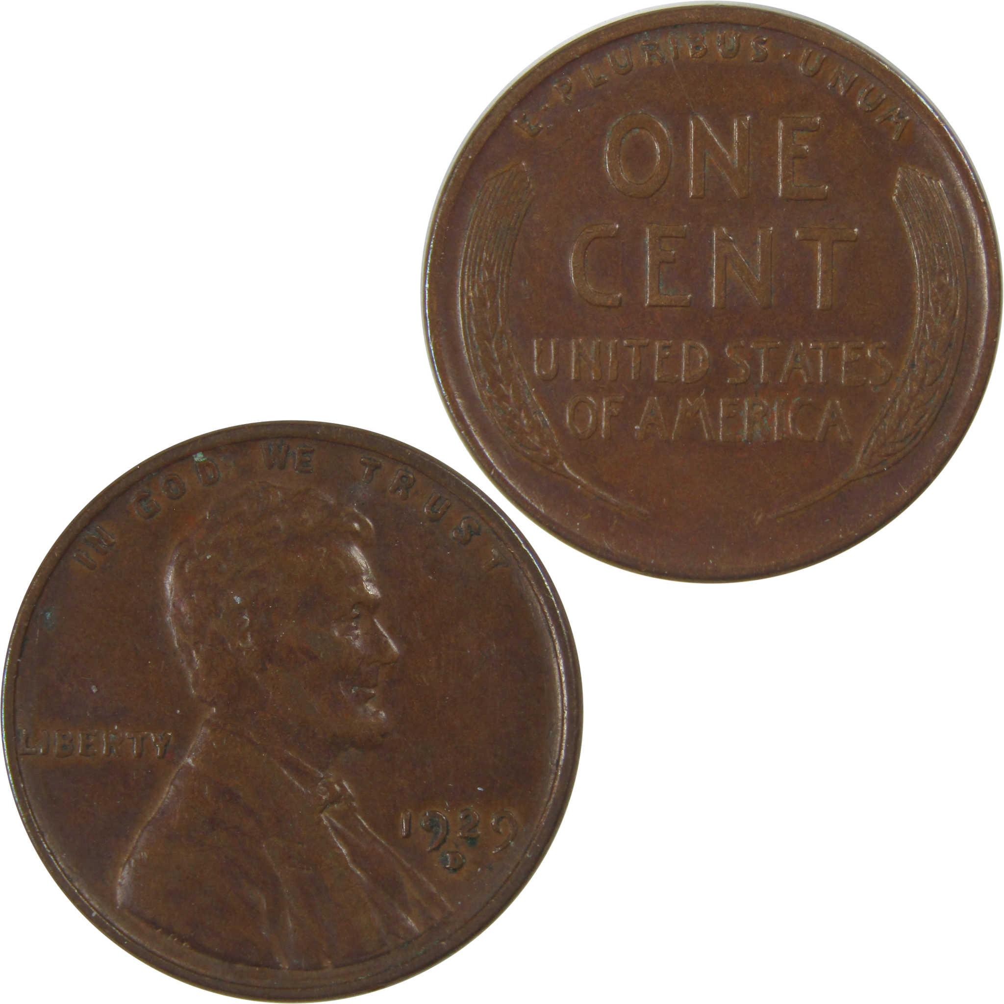 1929 D Lincoln Wheat Cent VF Very Fine Penny 1c Coin SKU:I23762