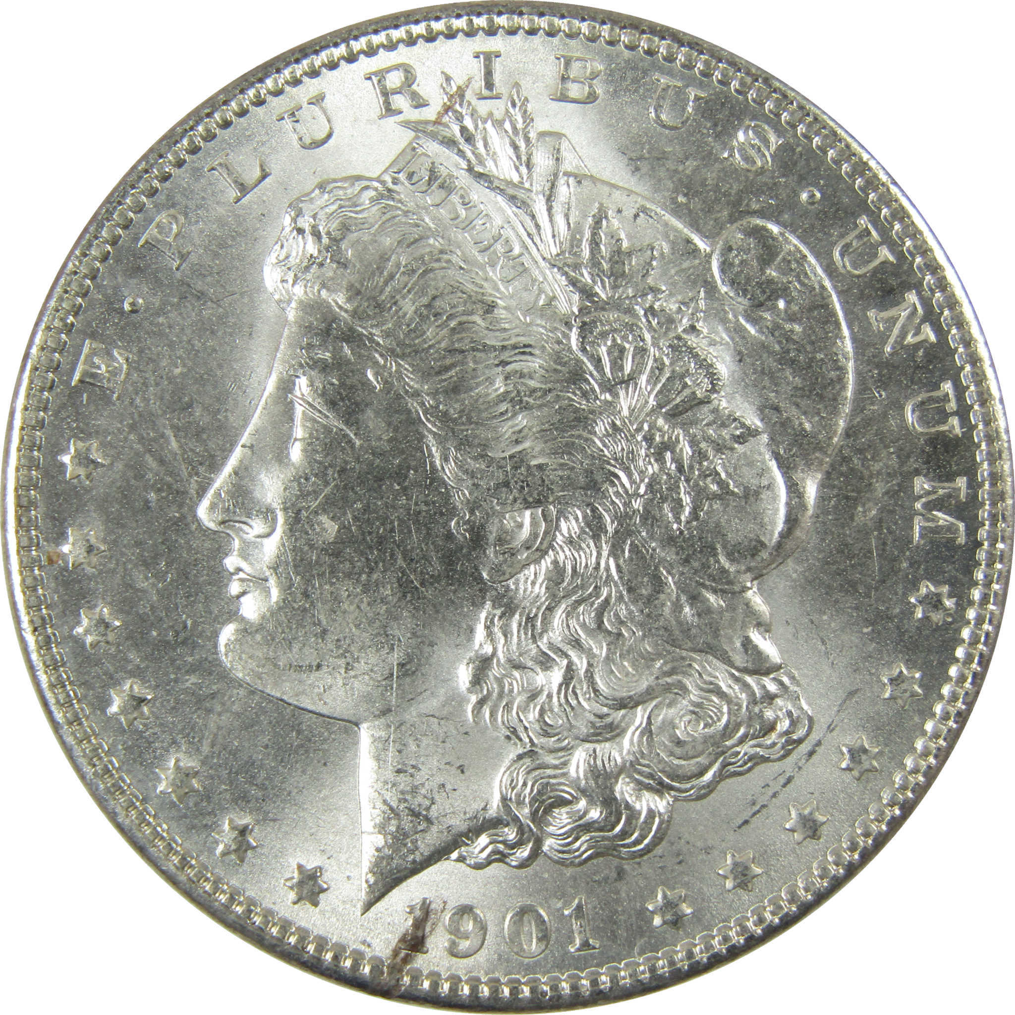 1901 O Morgan Silver Dollar Uncirculated Mint State $1 Coin SKU:I27800