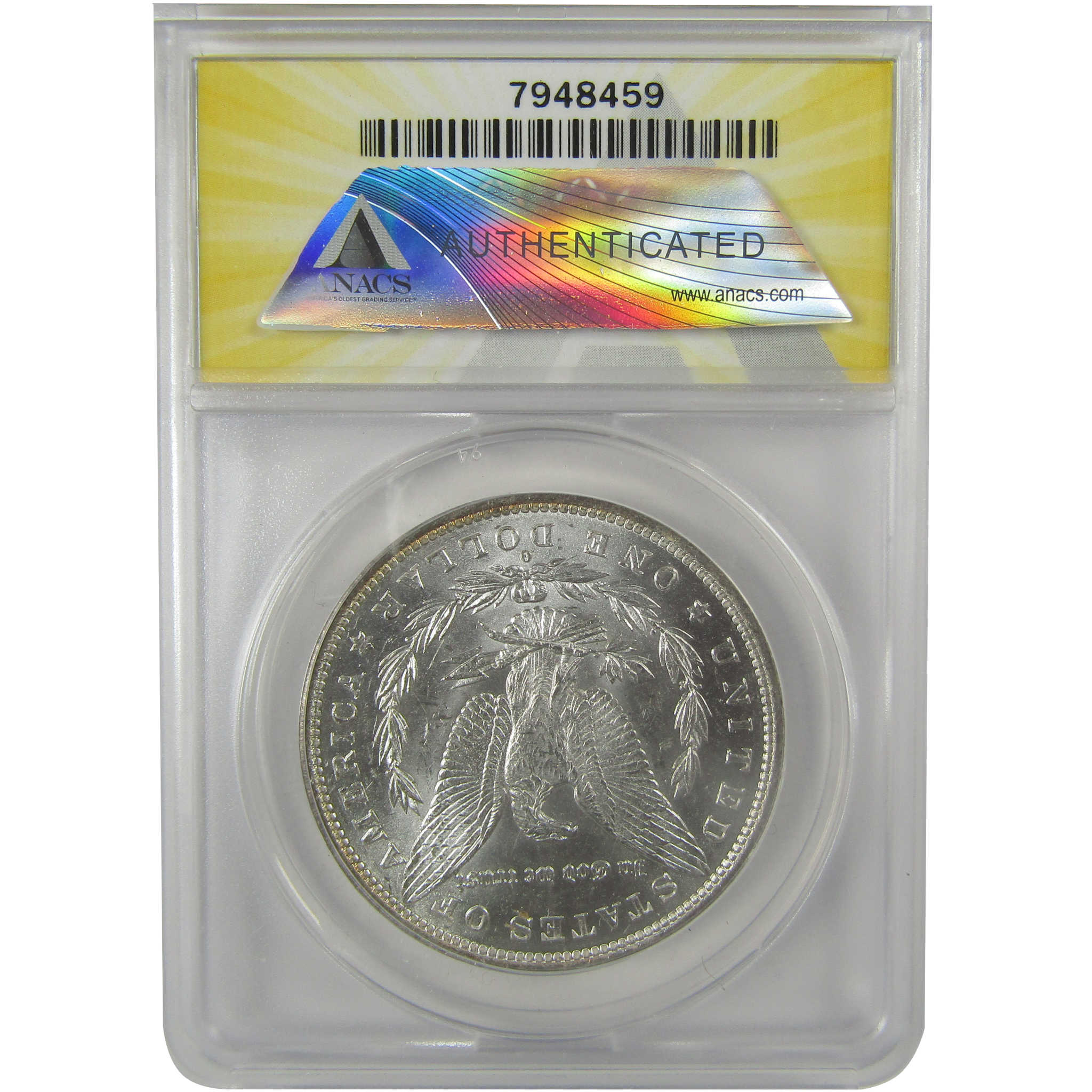 1882 O/S VAM-4 Recessed Top 100 Morgan Dollar MS 62 ANACS SKU:I21941 - Morgan coin - Morgan silver dollar - Morgan silver dollar for sale - Profile Coins & Collectibles