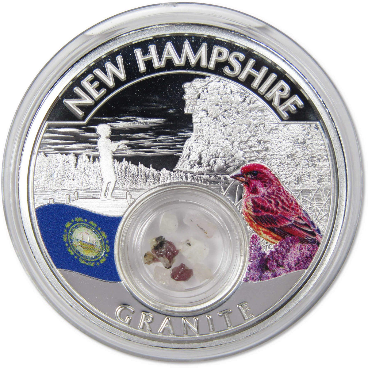 2020 $10 Native American Mesa Grande New Hampshire Granite 1 oz Silver