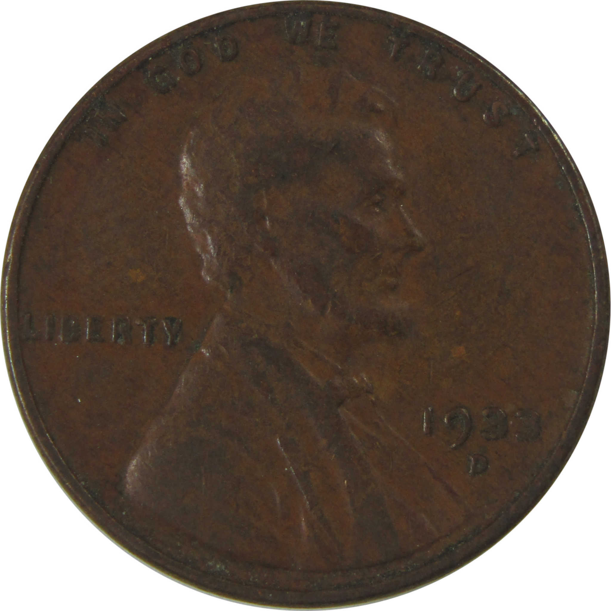 1933 D Lincoln Wheat Cent XF EF Extremely Fine Penny SKU:I23776