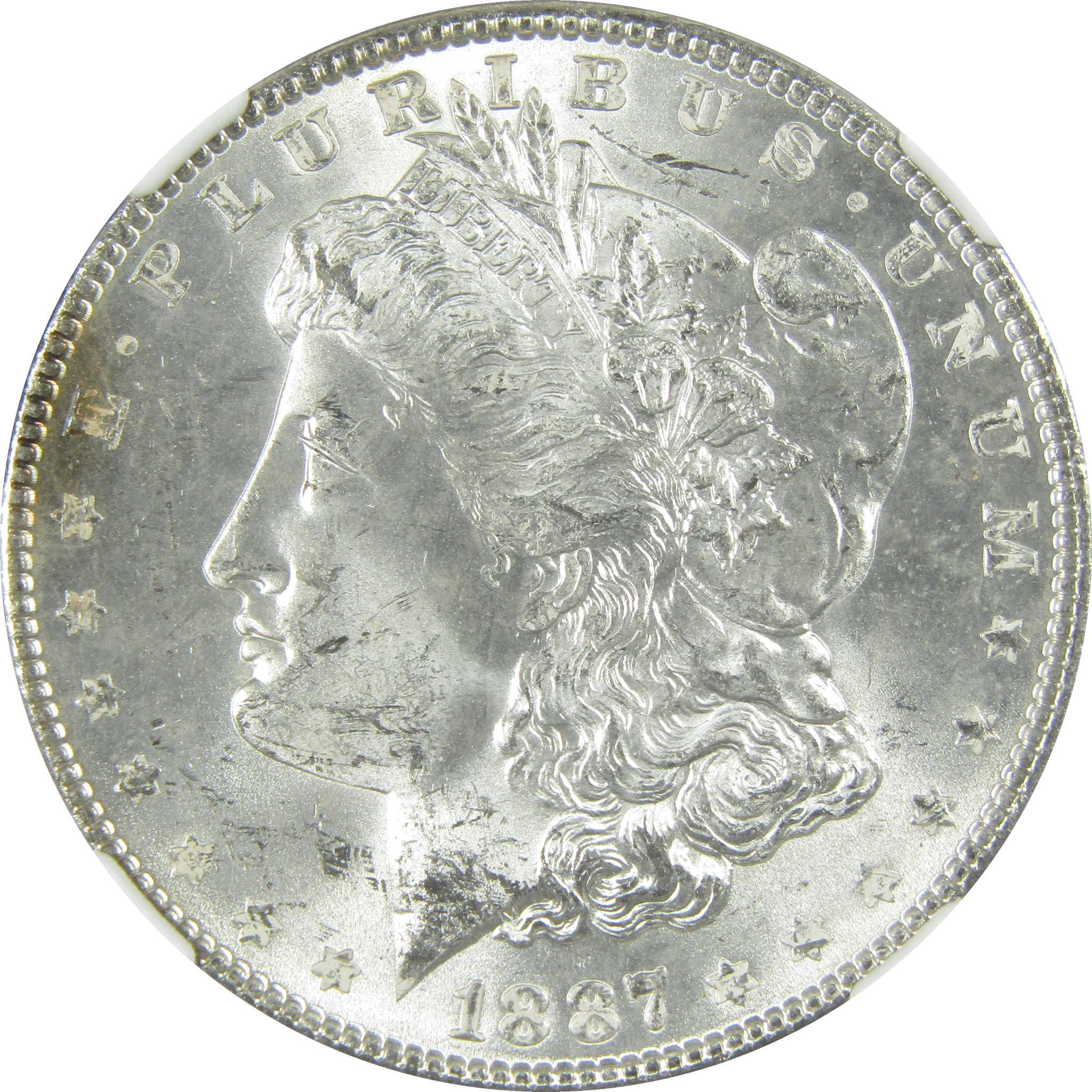 1887 Morgan Silver Dollar MS 63 NGC Uncirculated $1 Coin SKU:I27556 - Morgan coin - Morgan silver dollar - Morgan silver dollar for sale - Profile Coins & Collectibles