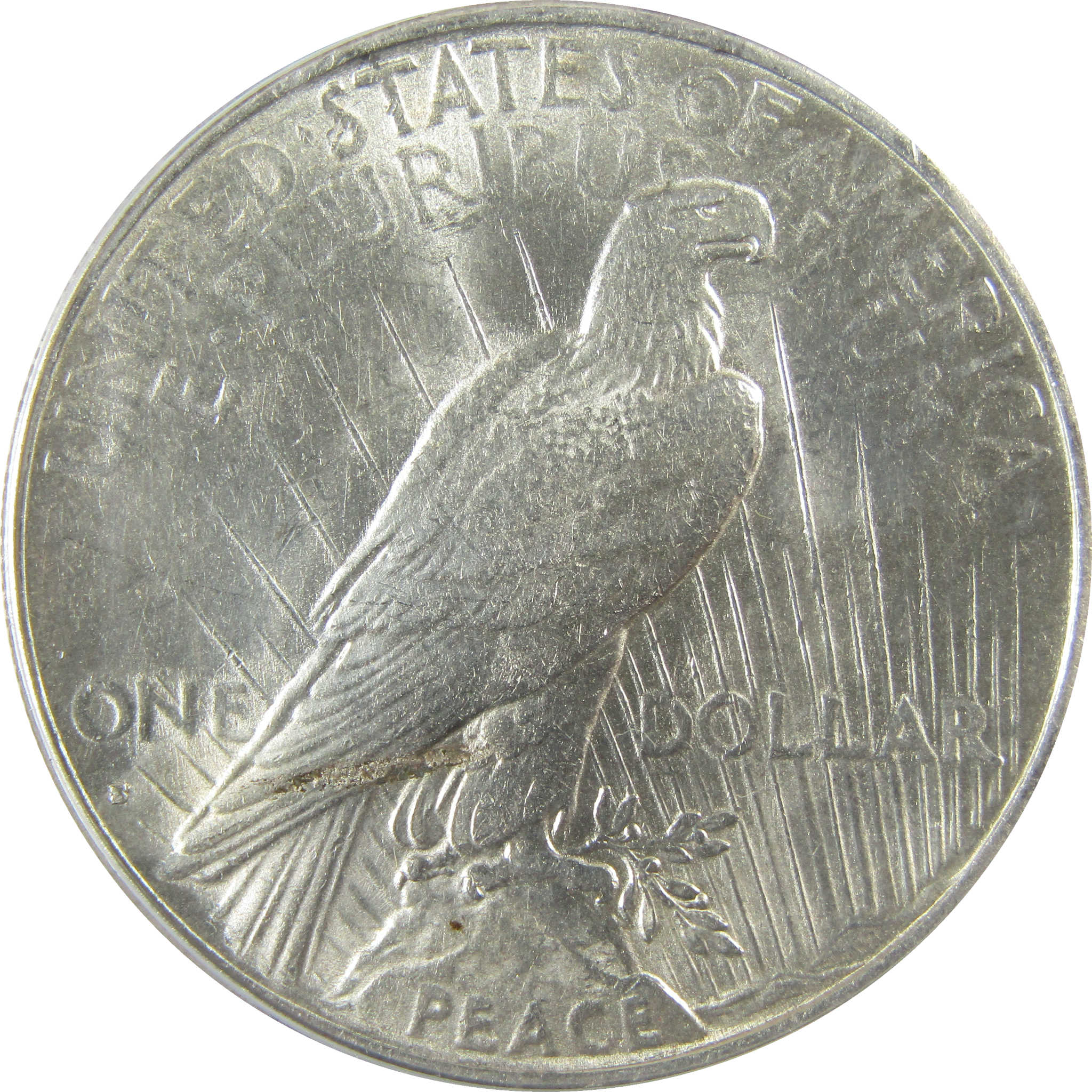 1935 S Peace Silver Dollar AU 55 ANACS $1 Coin Collectible SKU:I28082
