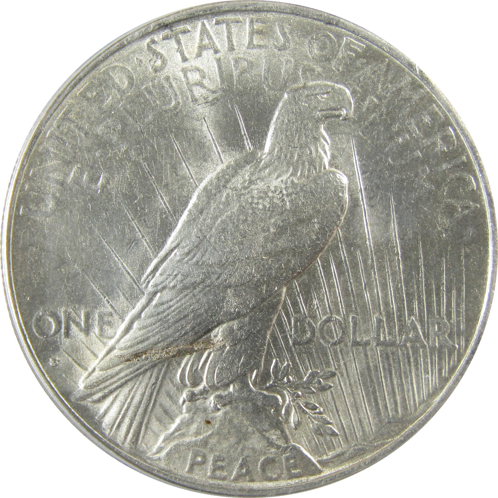1935 S Peace Silver Dollar AU 55 ANACS $1 Coin Collectible SKU:I28082