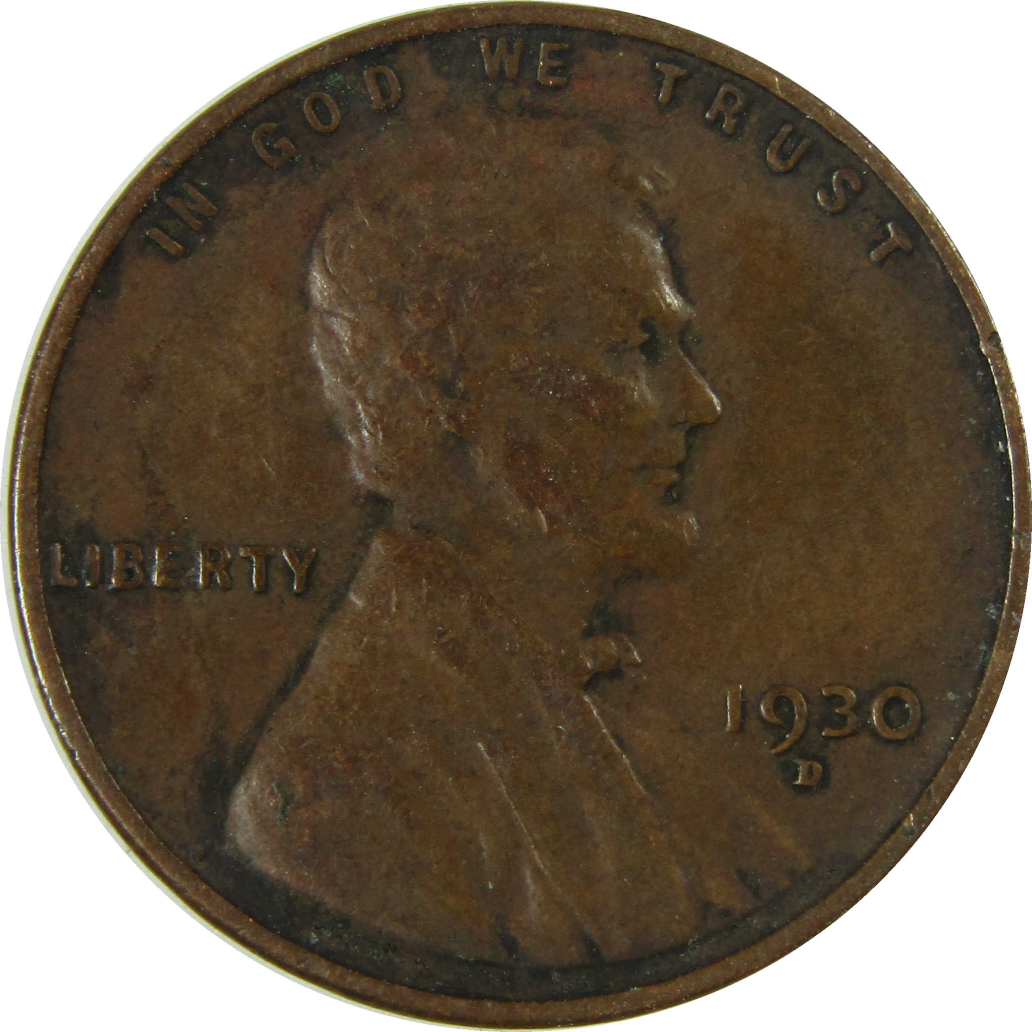 1930 D Lincoln Wheat Cent VF Very Fine Penny 1c SKU:I26730