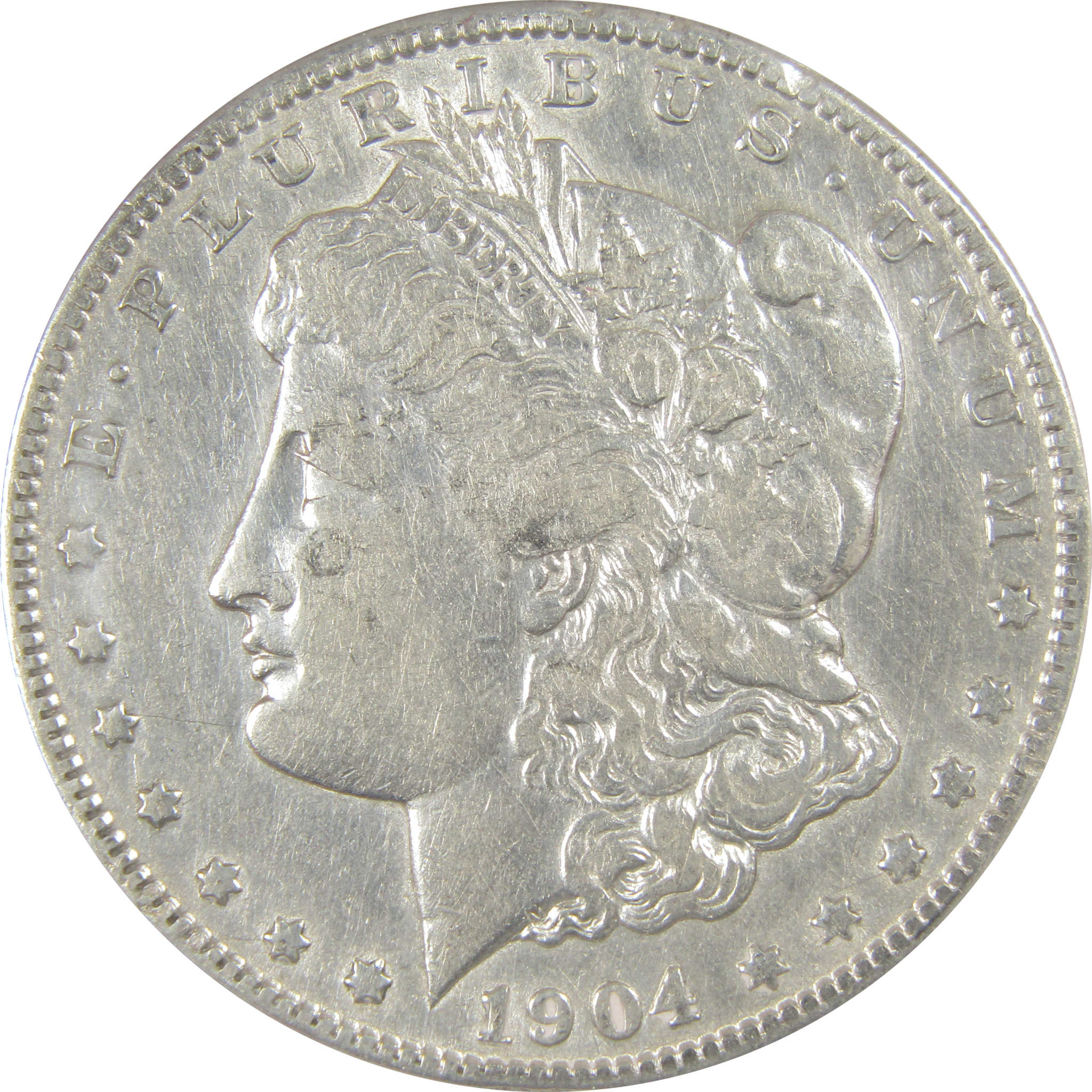 1904 S Morgan Dollar VF 25 Details ANACS Silver $1 Coin SKU:I21136 - Morgan coin - Morgan silver dollar - Morgan silver dollar for sale - Profile Coins & Collectibles