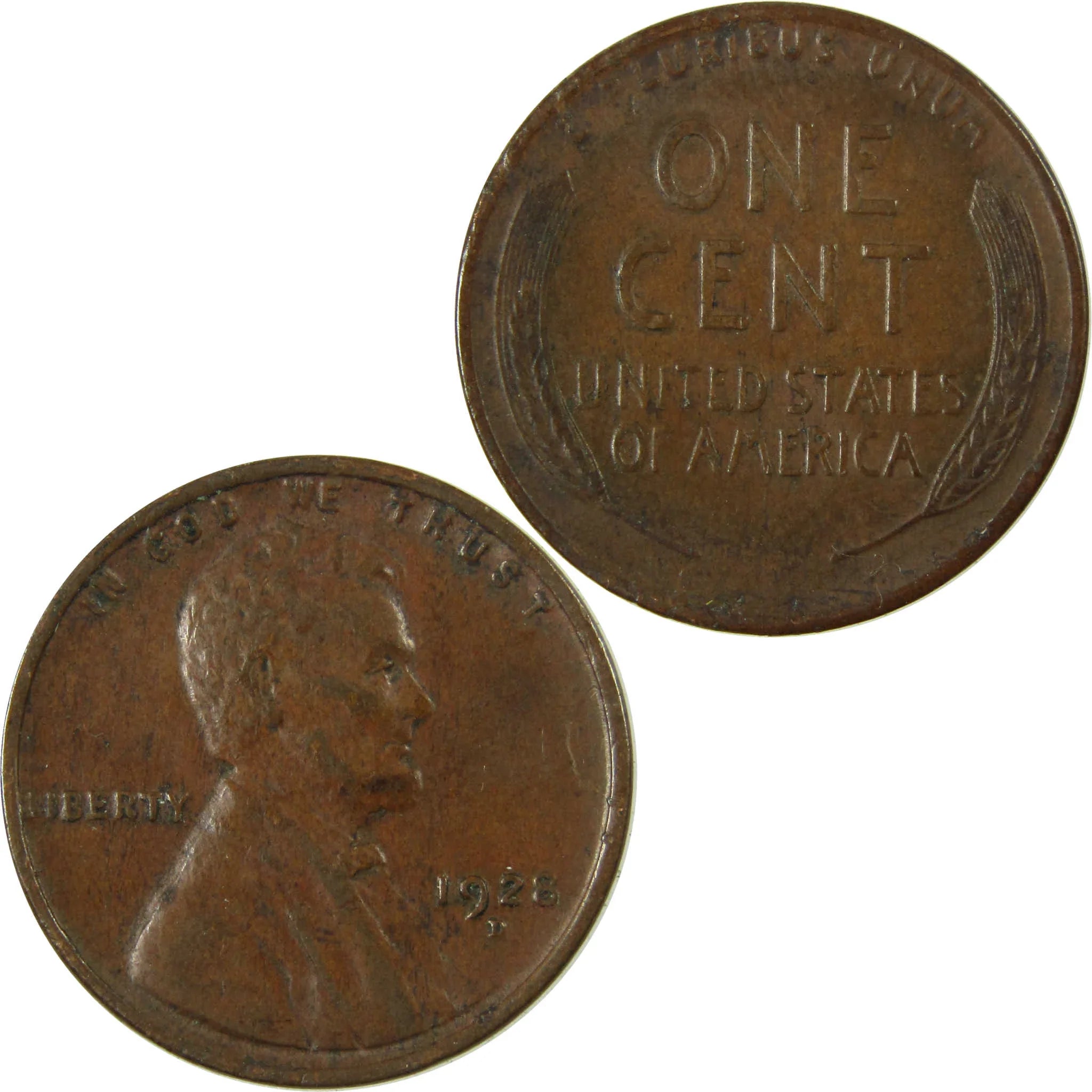 1928 D Lincoln Wheat Cent VF Very Fine Penny 1c Coin SKU:I27578