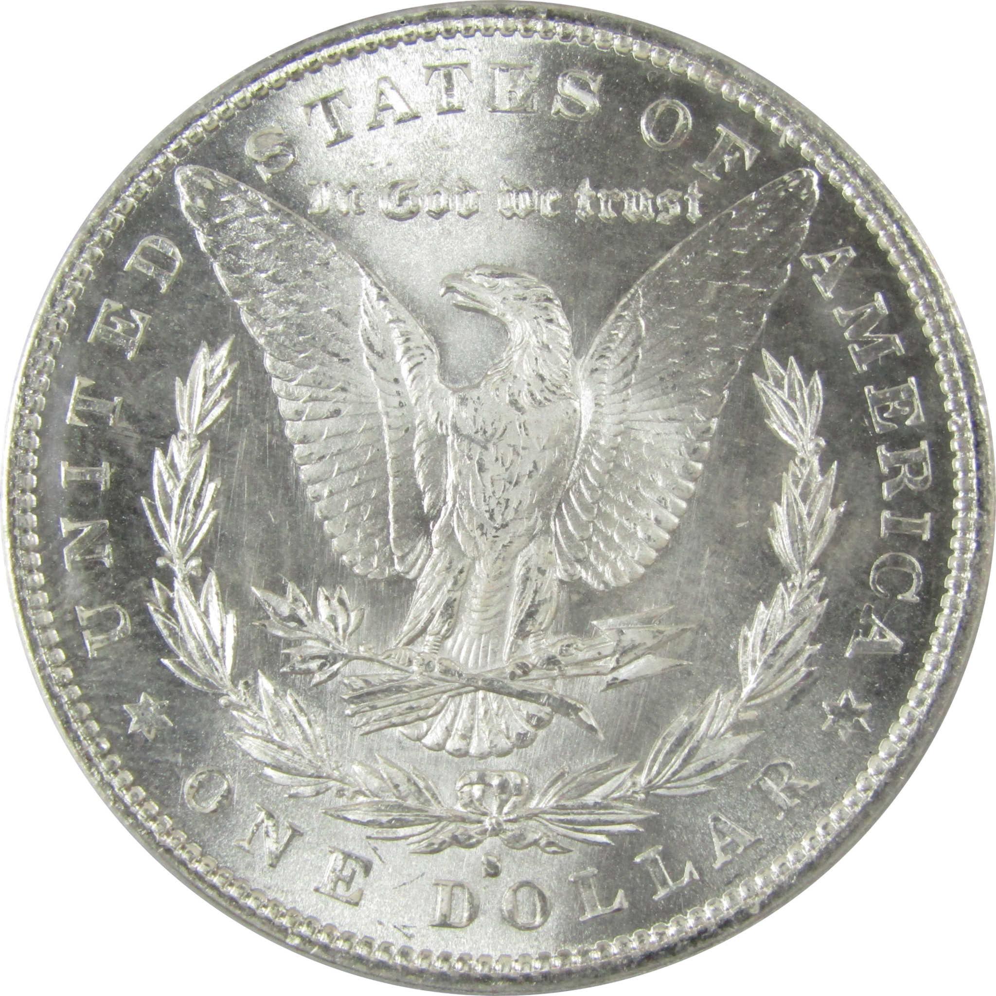1879 S Rev 79 Morgan Silver Dollar MS 62 ANACS Uncirculated SKU:CP608 - Morgan coin - Morgan silver dollar - Morgan silver dollar for sale - Profile Coins & Collectibles
