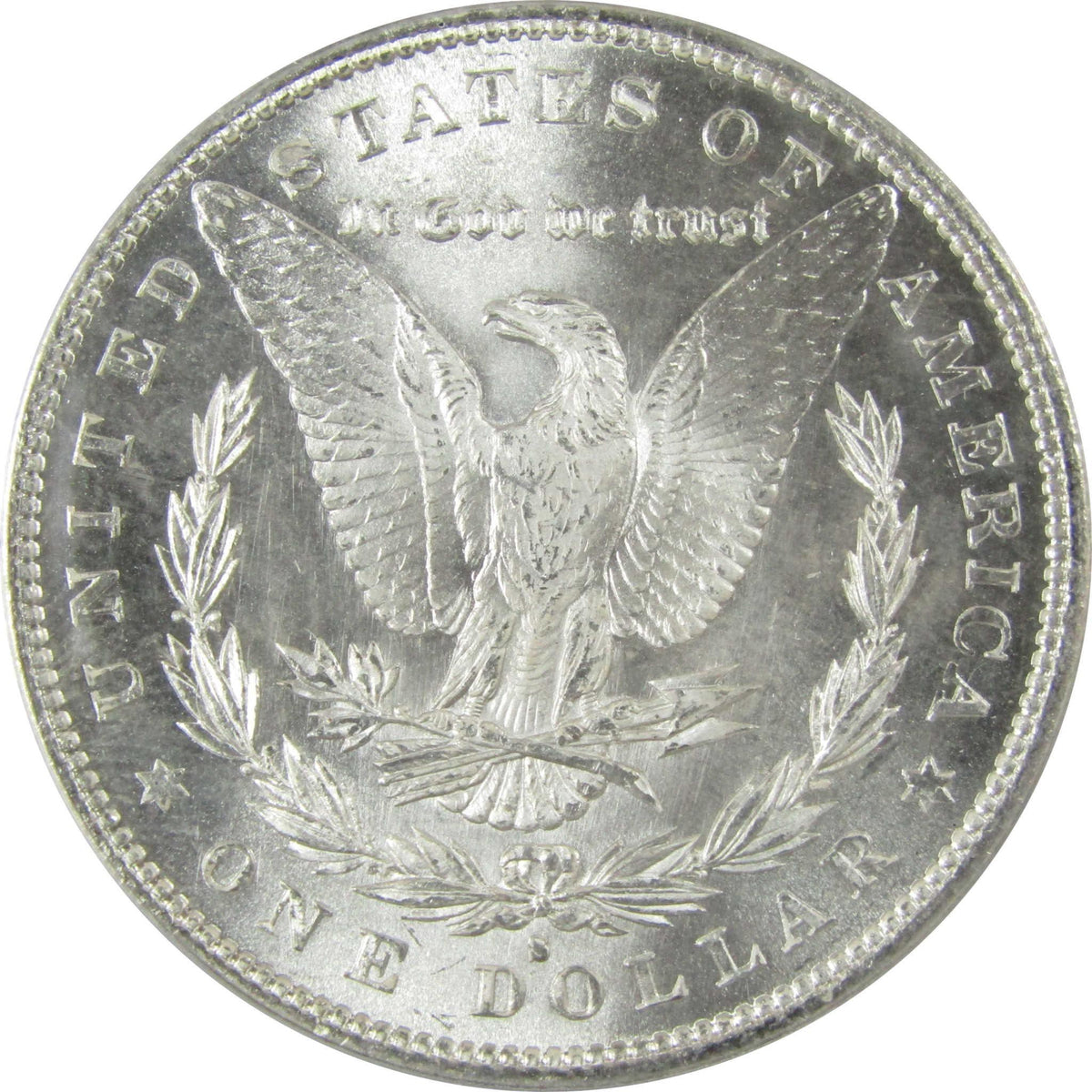 1879 S Rev 79 Morgan Silver Dollar MS 62 ANACS Uncirculated SKU:CP608 - Morgan coin - Morgan silver dollar - Morgan silver dollar for sale - Profile Coins & Collectibles