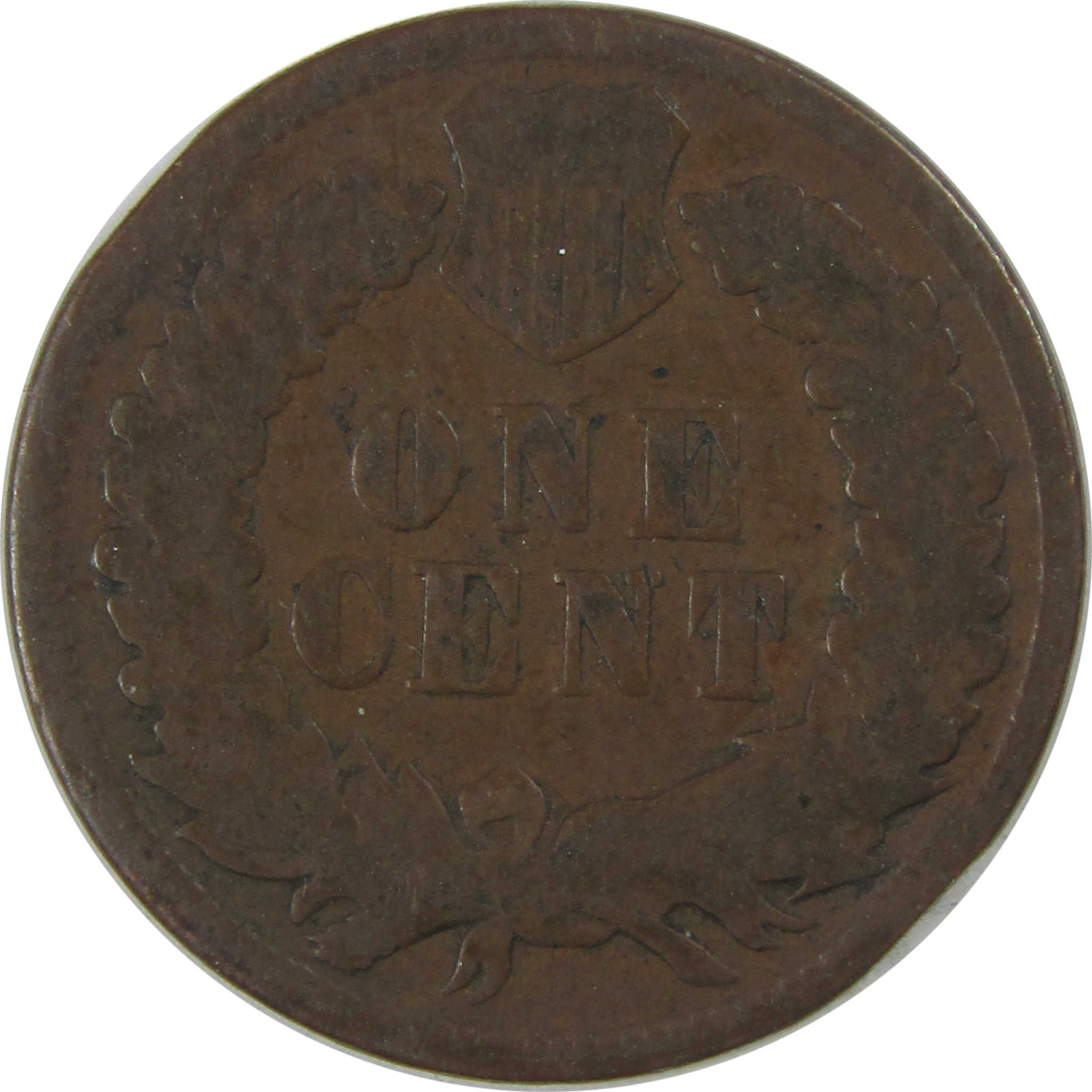 1875 Indian Head Cent AG About Good Penny 1c Coin SKU:I23170