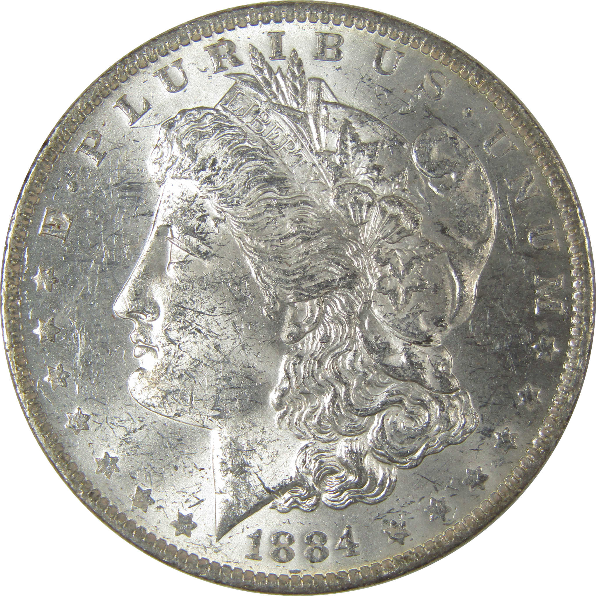 1884 O Morgan Dollar Uncirculated Silver $1 Coin SKU:CPC8960 - Morgan coin - Morgan silver dollar - Morgan silver dollar for sale - Profile Coins & Collectibles