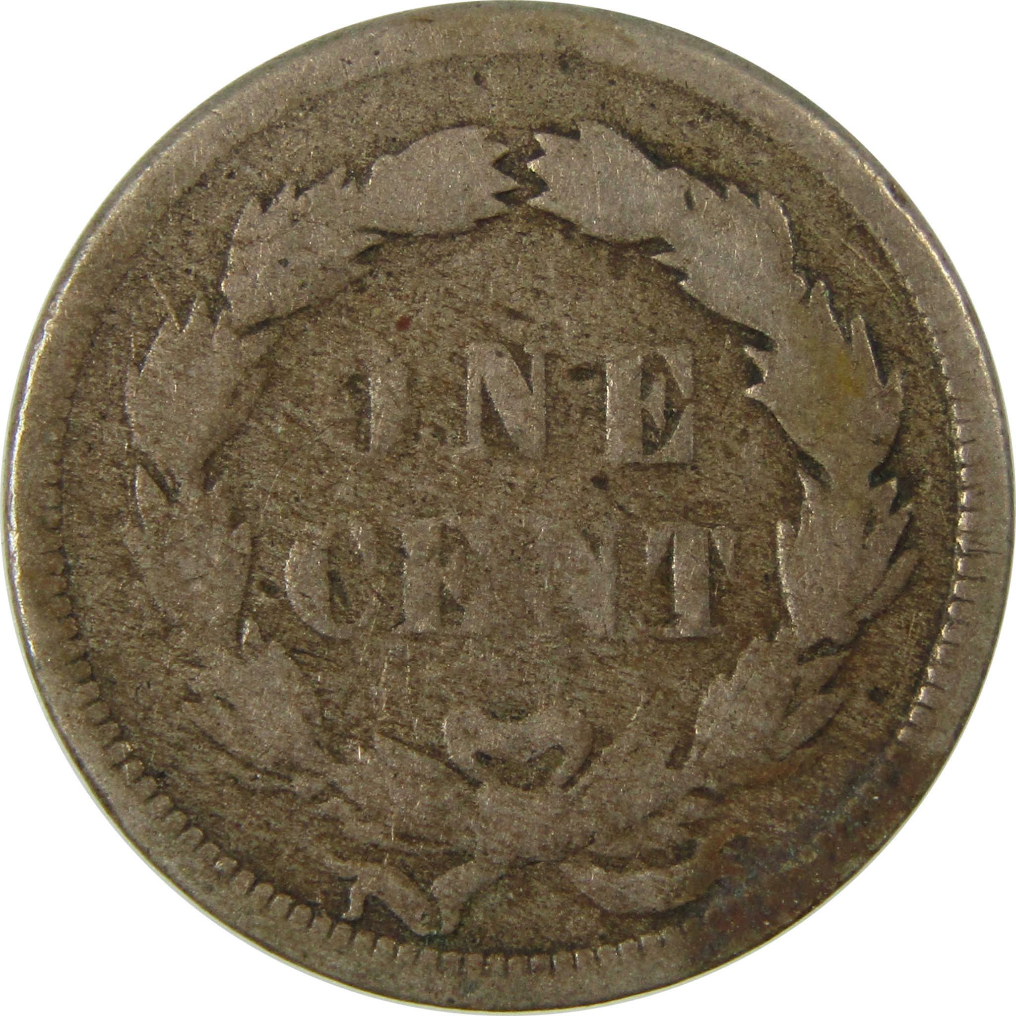 1859 Indian Head Cent G Good Penny 1c Coin SKU:CP1300
