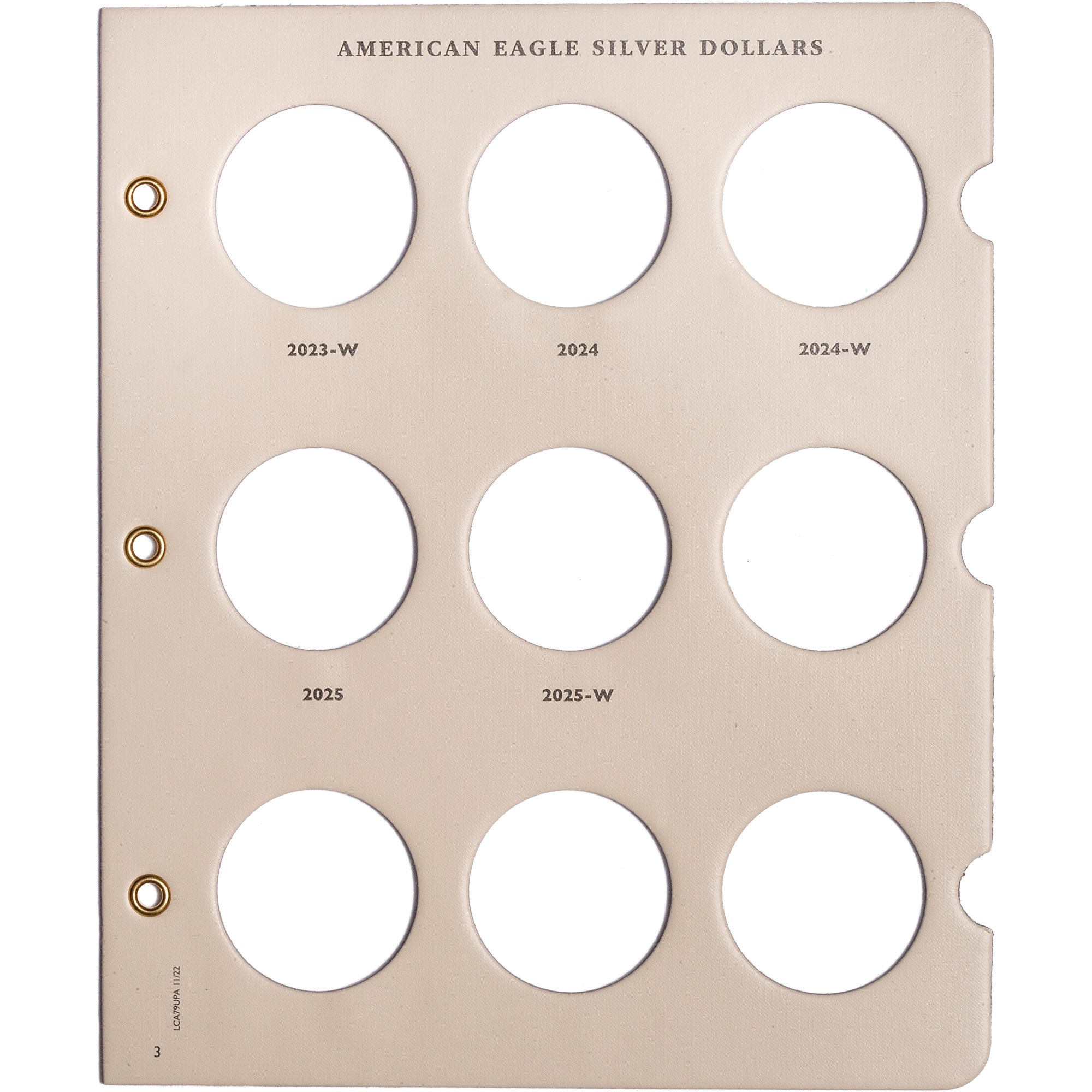 2015-Date American Eagle Silver Dollar Coin Album Volume 2 Littleton