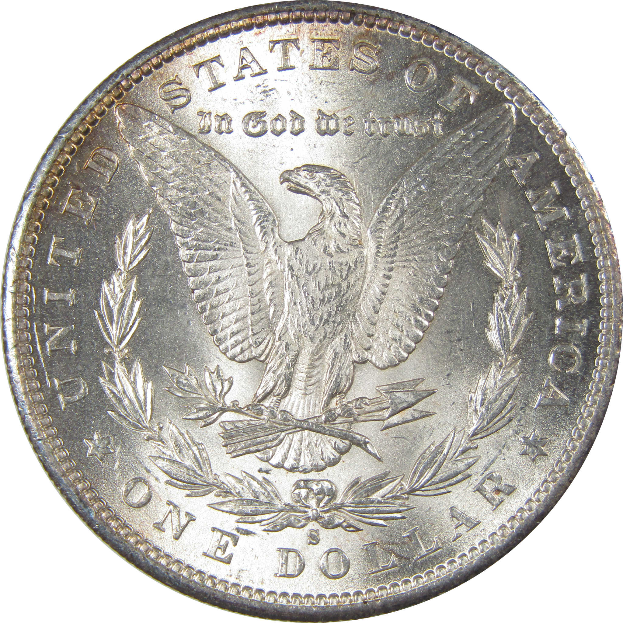 1891 S Morgan Silver Dollar Uncirculated Mint State $1 Coin SKU:I24228