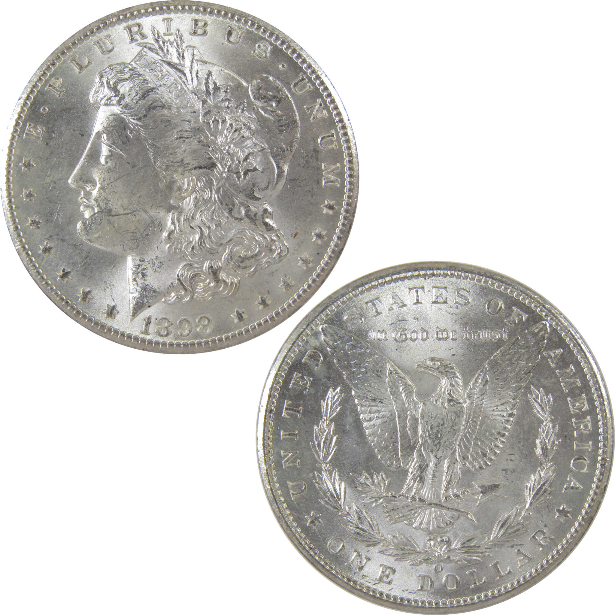 1898 O Morgan Dollar Uncirculated Silver $1 Coin SKU:I18873 - Morgan coin - Morgan silver dollar - Morgan silver dollar for sale - Profile Coins & Collectibles