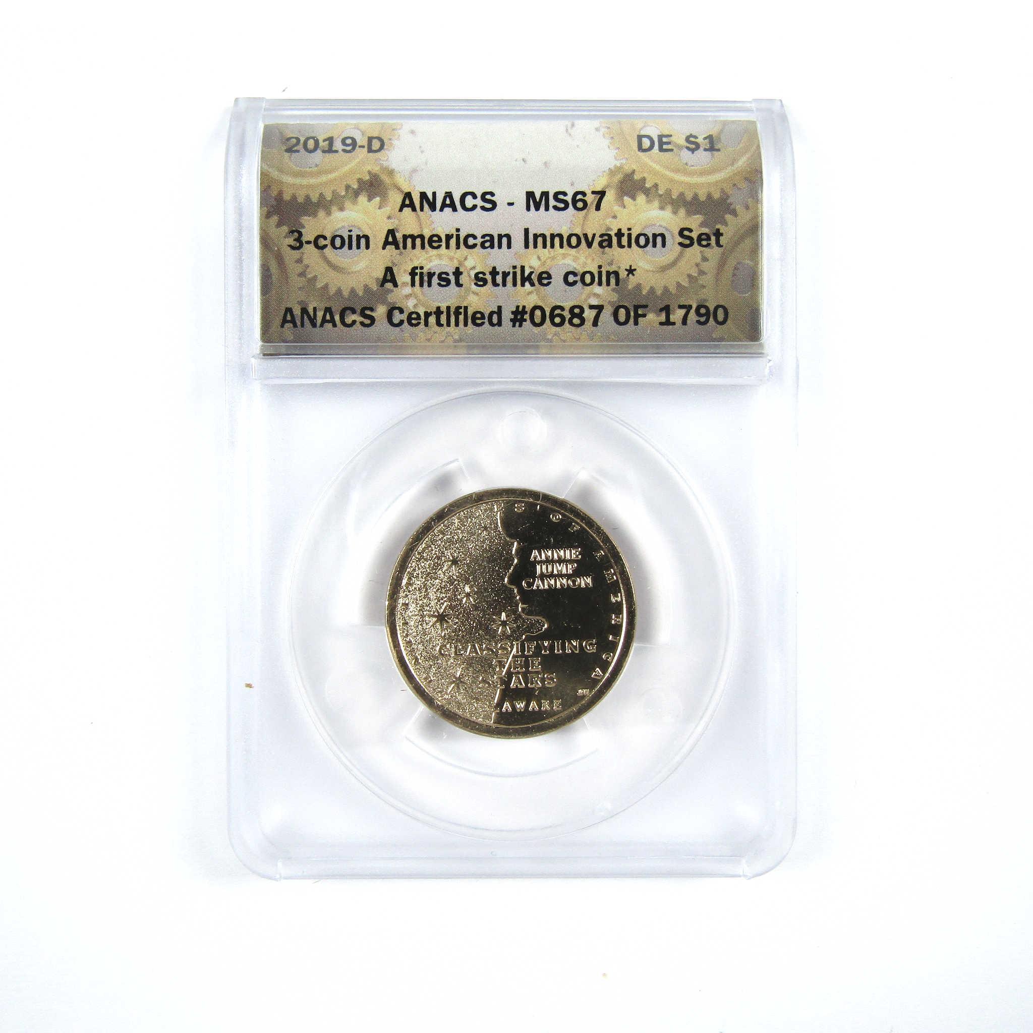 2019 PDS Classifying the Stars Innovation Dollar Set ANACS SKU:CPC6119