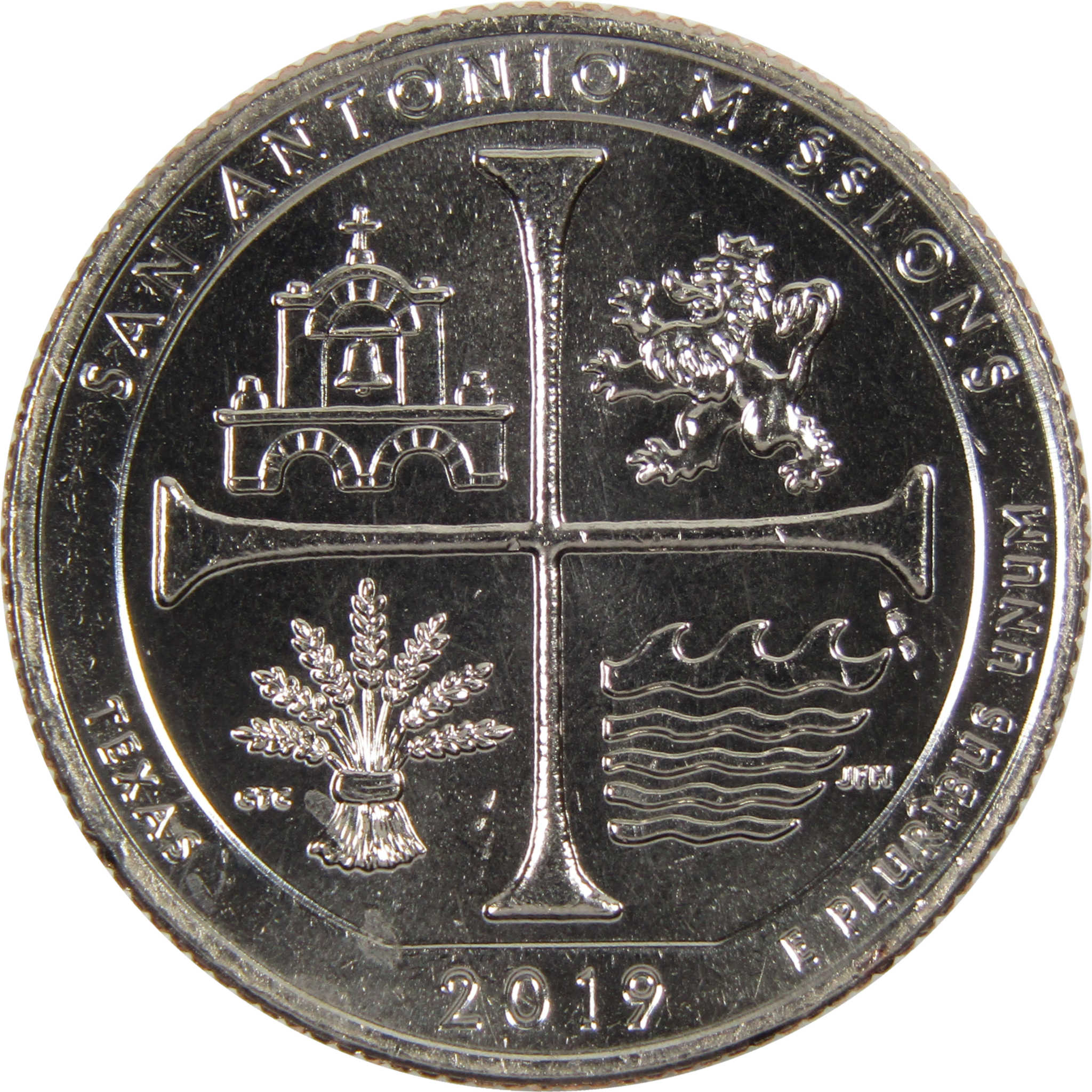 2019 D San Antonio Missions National Park Quarter Uncirculated Clad