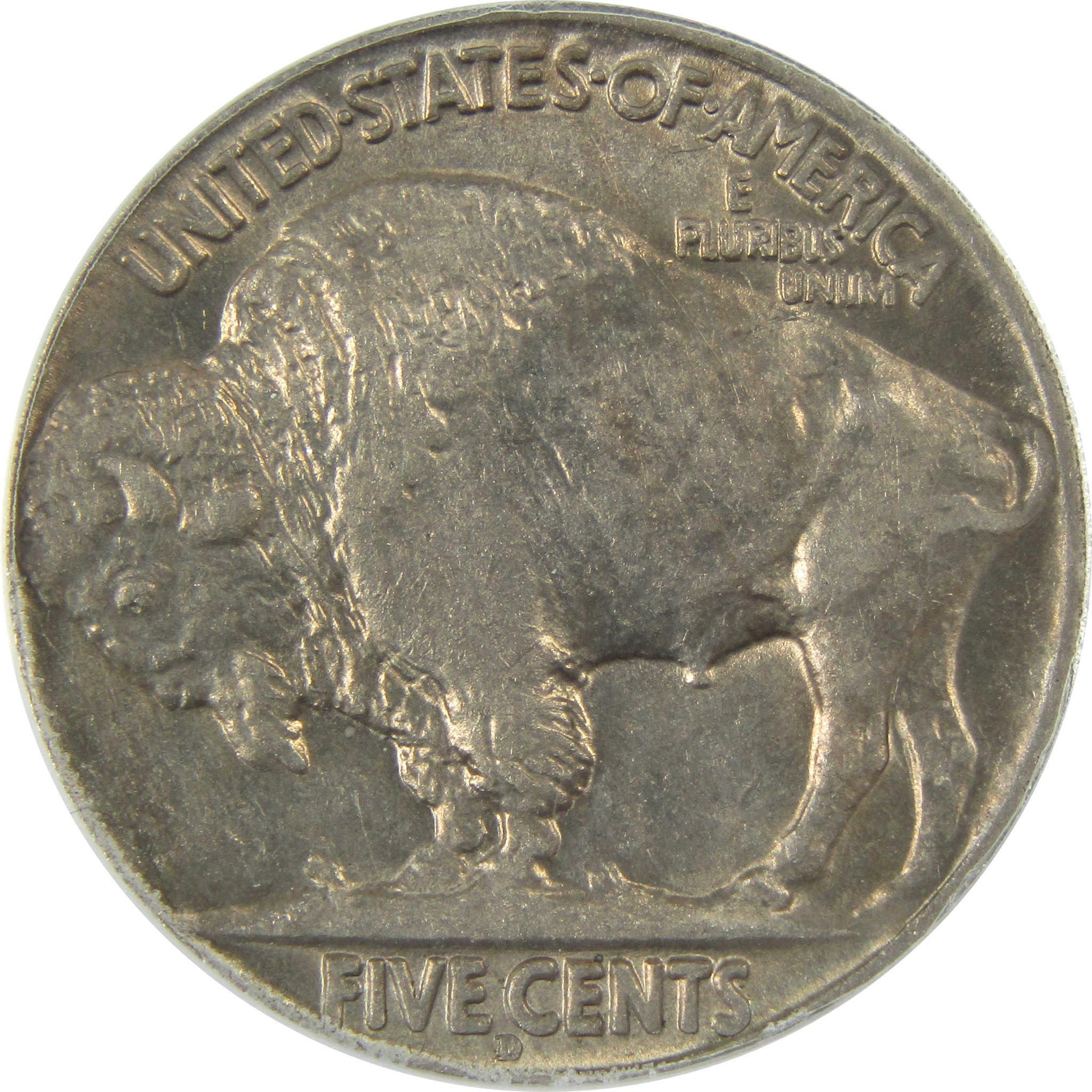 1914 D Indian Head Buffalo Nickel AU 55 Details ANACS SKU:CP561