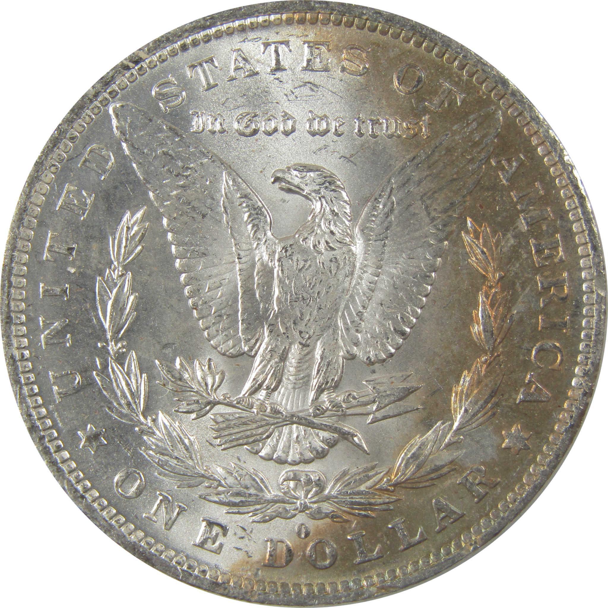 1884 O Morgan Silver Dollar BU Choice Uncirculated Toned SKU:I24171