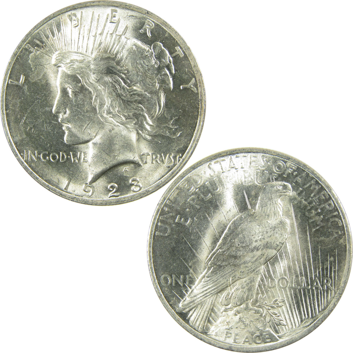 1923 Peace Silver Dollar Uncirculated Mint State $1 Coin SKU:CP1697